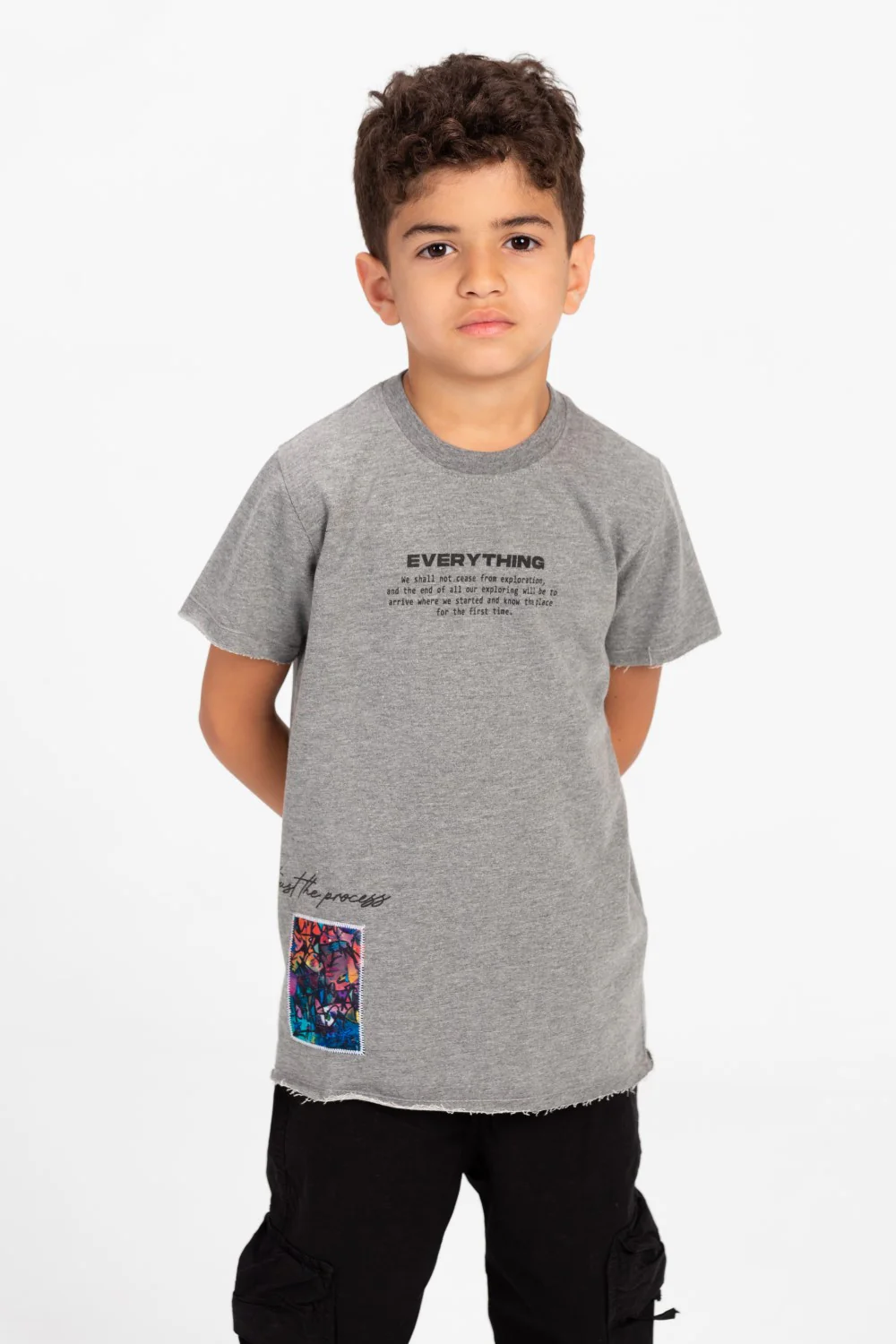 Boy's Graphic Print Short Sleeve T-Shirt - Image 5