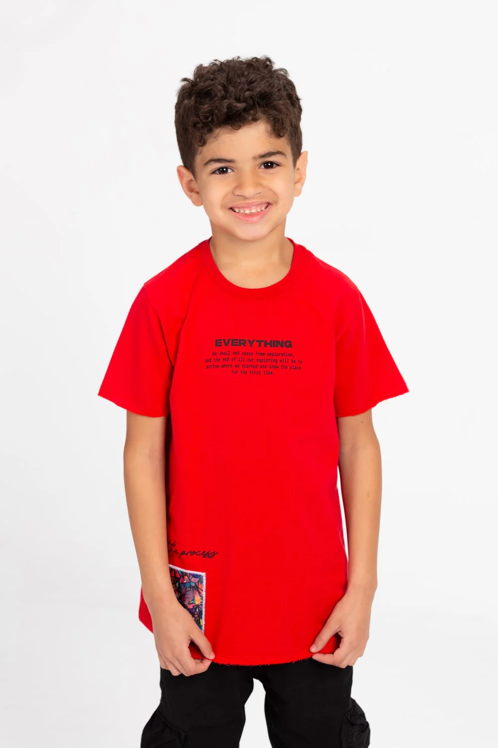 Boy's Graphic Print Short Sleeve T-Shirt - Image 9