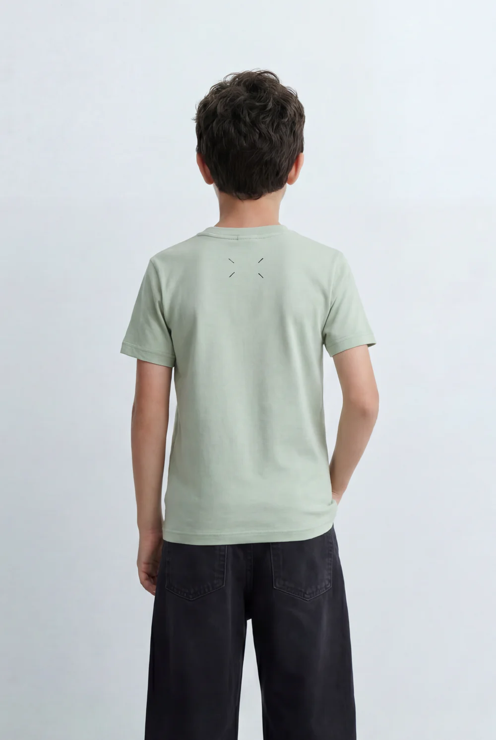 Boy's Tomato Store Graphic T-Shirt Numeric Inspired Front Print Detailed Shoulder Stitching - Image 6