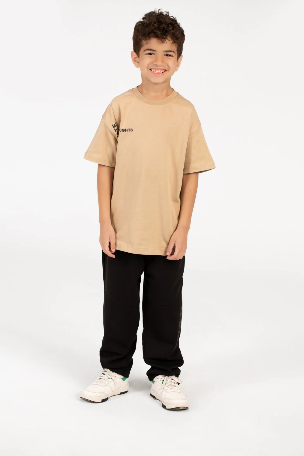 Boy's Half Sleeve Oversized Printed T-shirt - Image 12