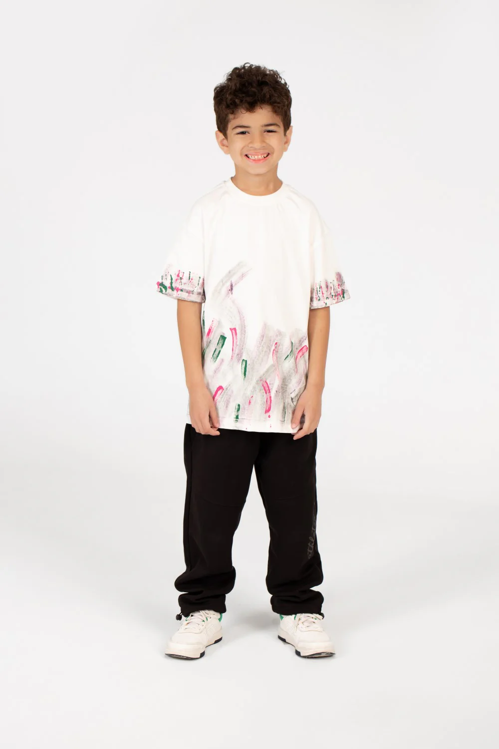 Boy's Half Sleeve Oversized Printed T-shirt 2 - Image 12
