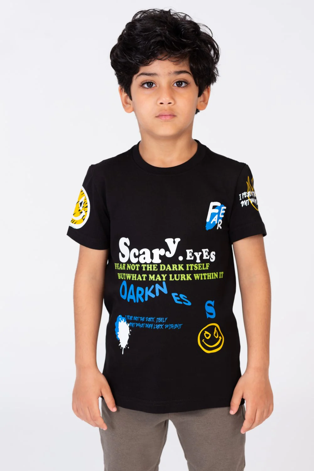 Boys Half Sleeve T-shirt Printed On The Front And Back In A Practical And Comfortable Material - Image 6