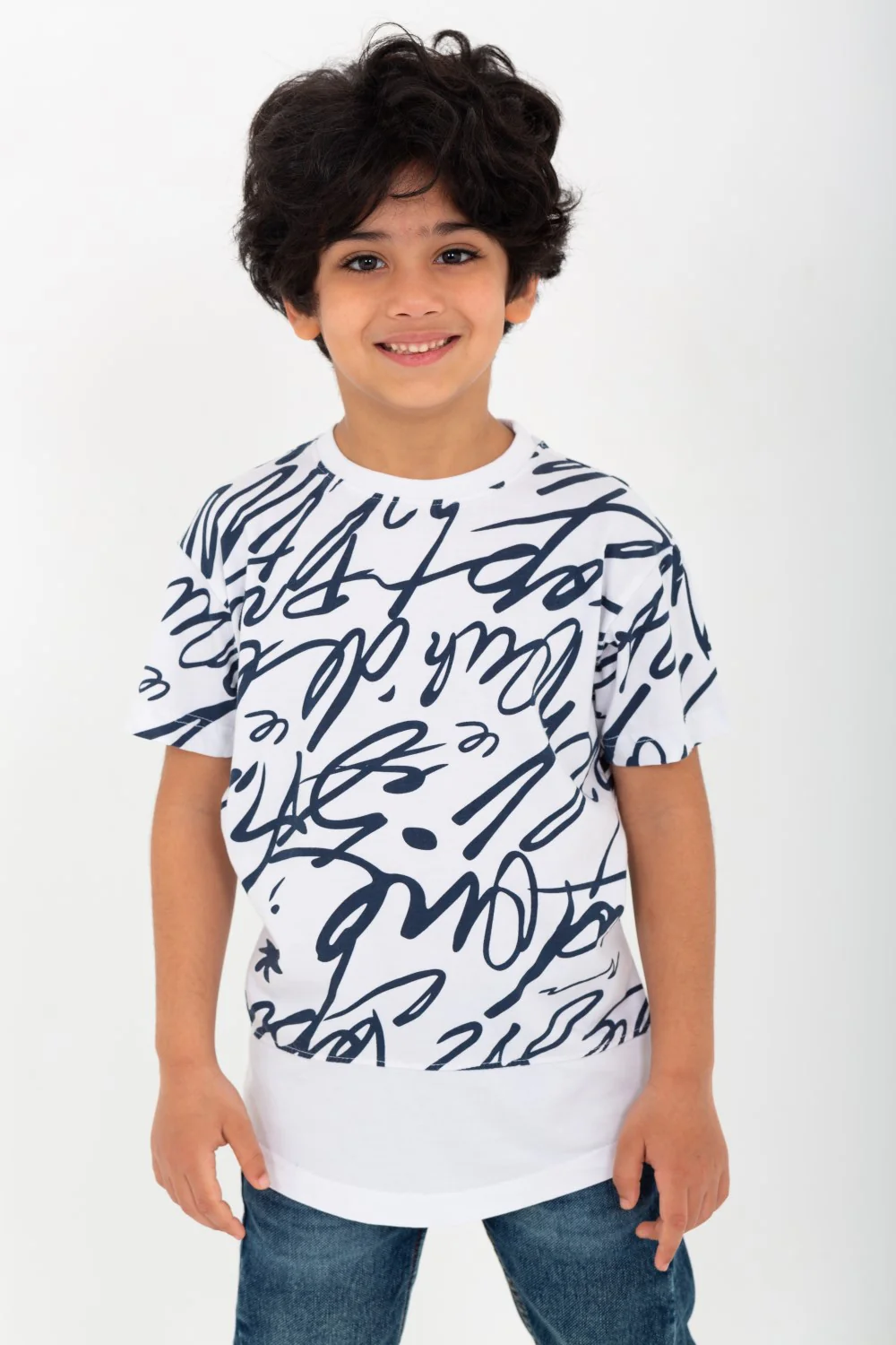 Boys' Half-Sleeve T-shirt Printed With A Comfortable Fit - Image 9