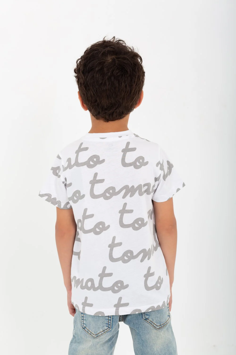 Boys' Half-Sleeve T-shirt With Tomato Printed  And A Comfortable Material - Image 4