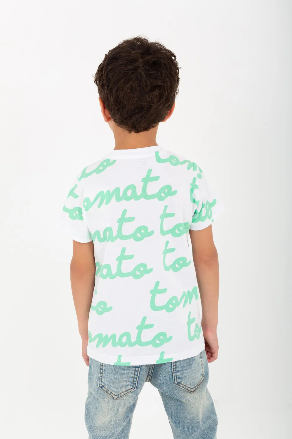 Boys' Half-Sleeve T-shirt With Tomato Printed  And A Comfortable Material - Image 8