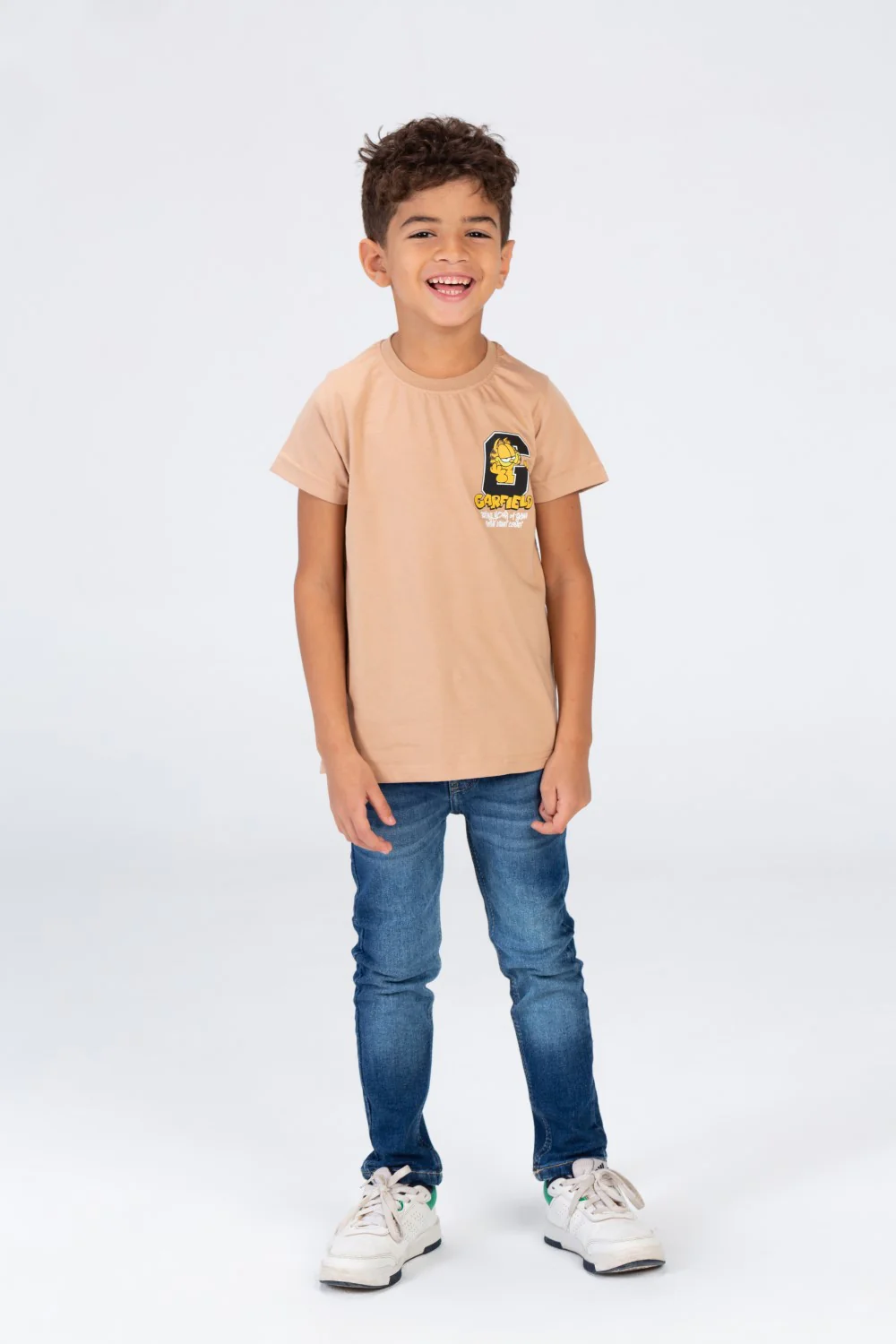 Boys Half Sleeves T-shirt With A Round Neck And Front And Back Print - Image 6