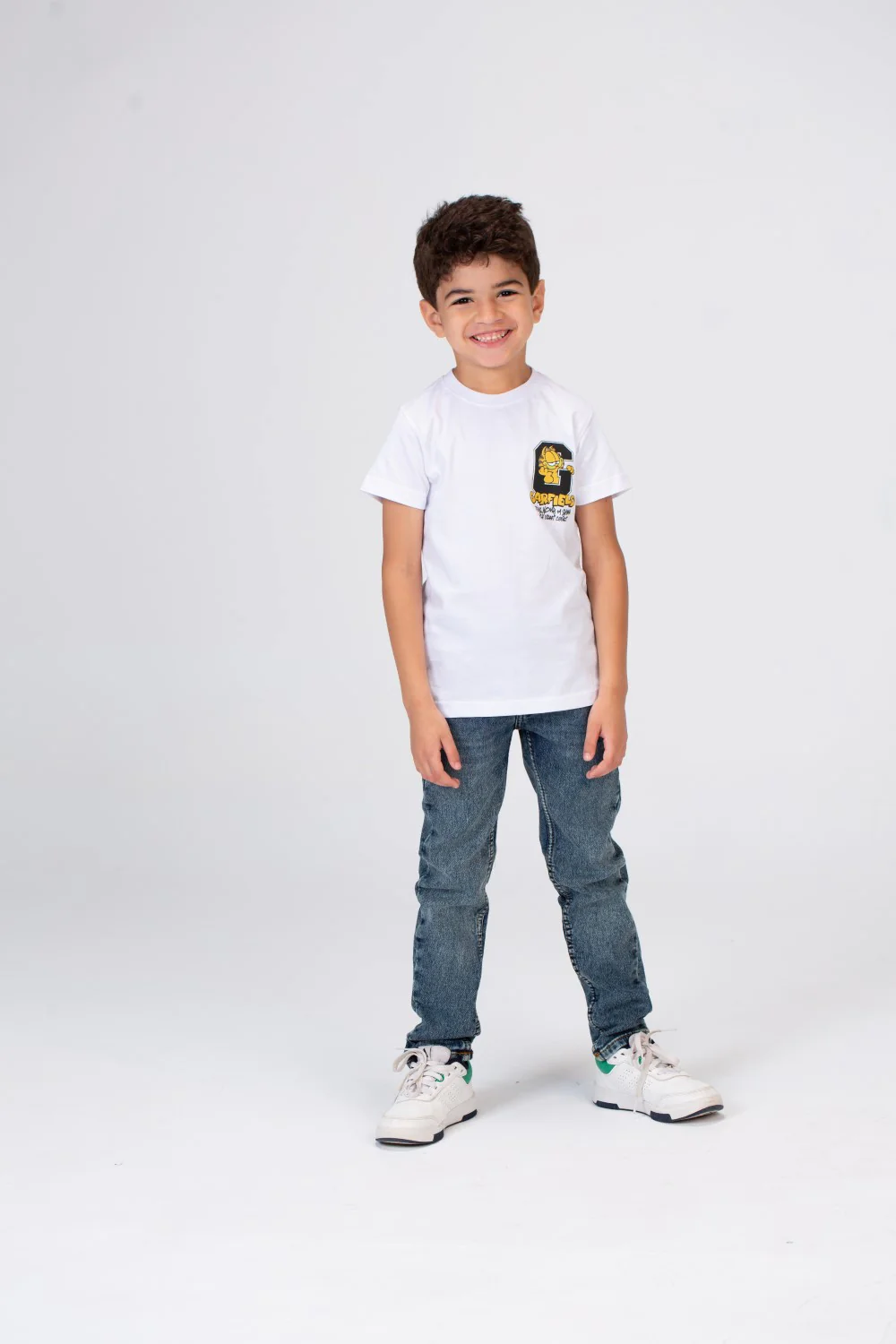Boys Half Sleeves T-shirt With A Round Neck And Front And Back Print - Image 7