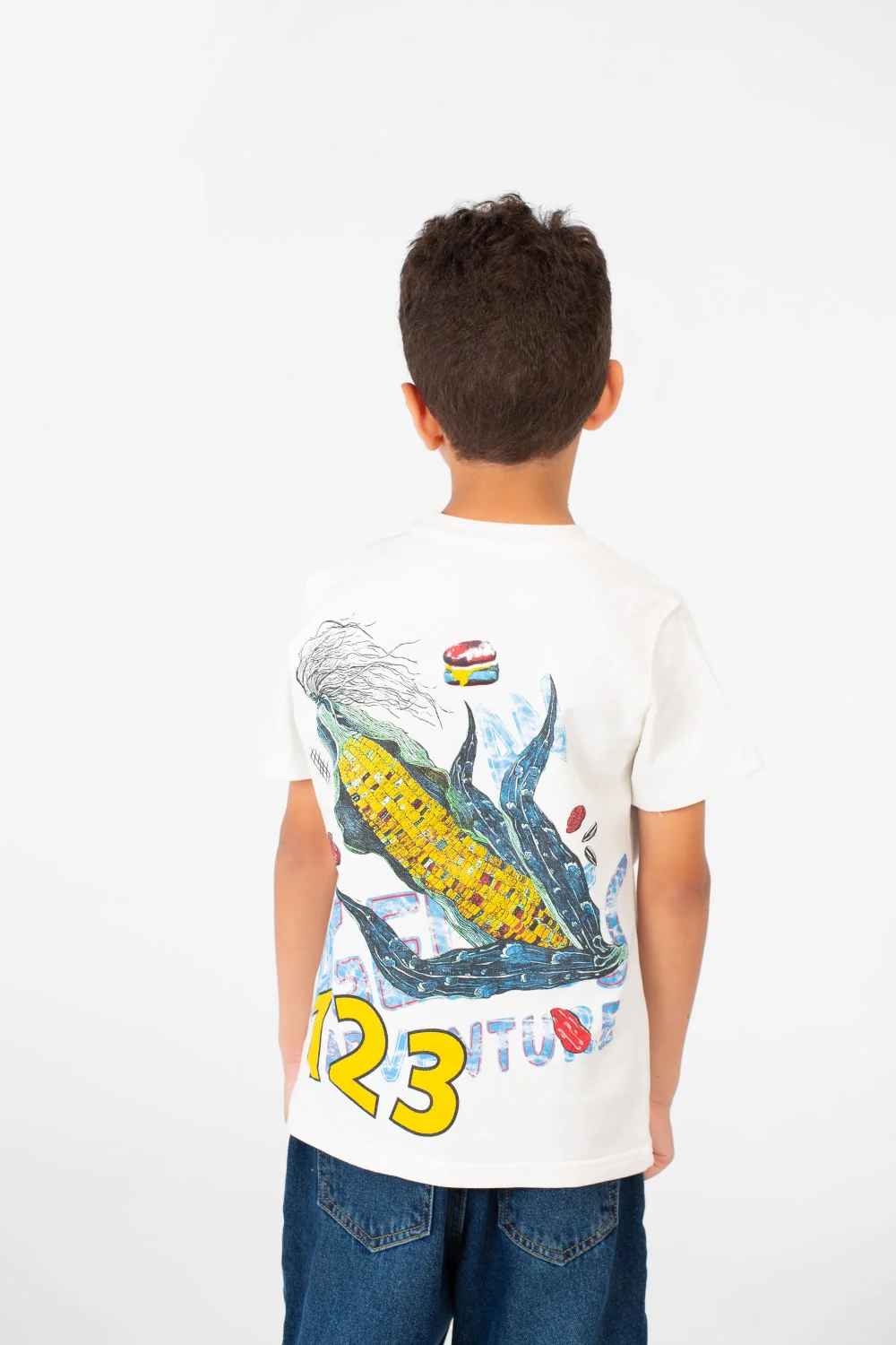 Boy's High Quality Milton Printed Short Sleeved Round Neck T-shirt - Image 10