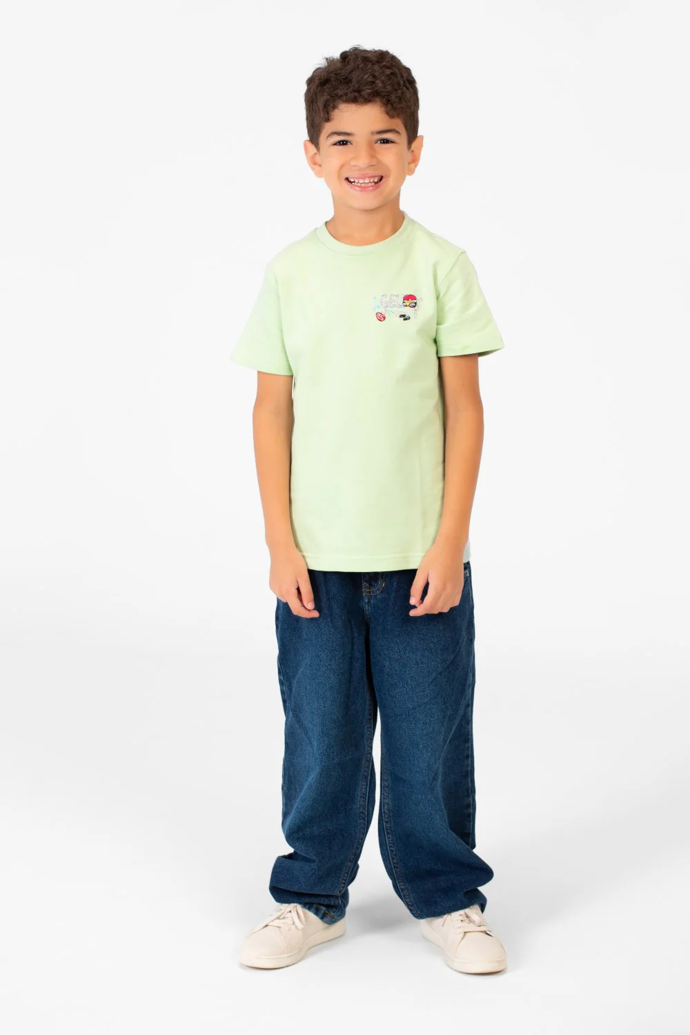 Boy's High Quality Milton Printed Short Sleeved Round Neck T-shirt - Image 4