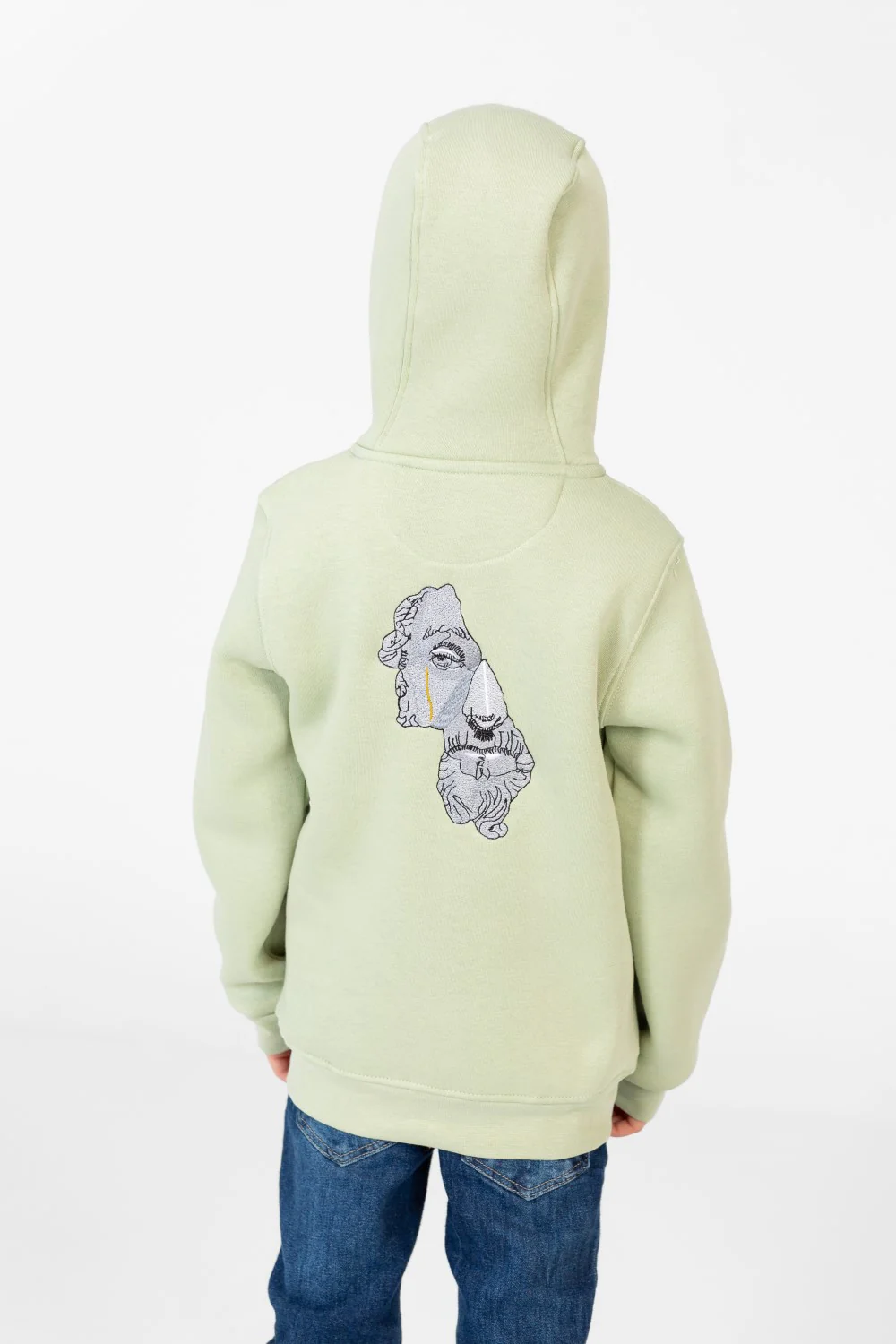 Boy's Hood Sweatshirt With Full Front Zipper - Image 6