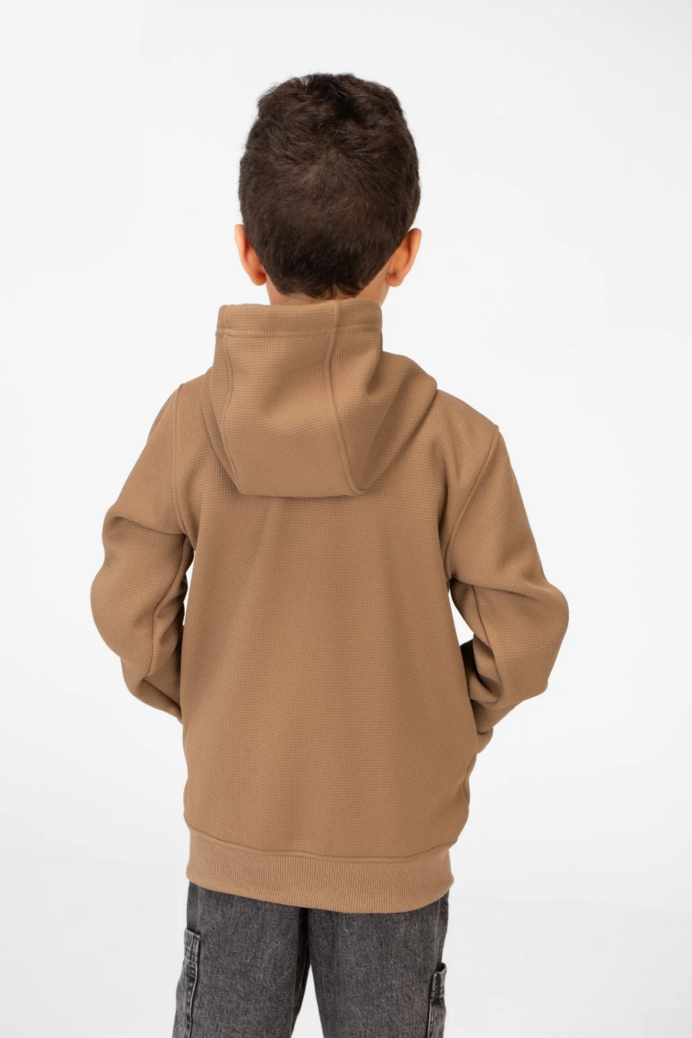 Boy's Hood Sweatshirt With Full Zippers - Image 10