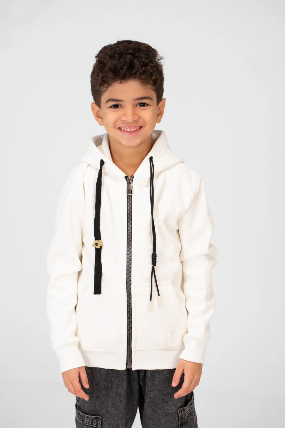 Boy's Hood Sweatshirt With Full Zippers - Image 13