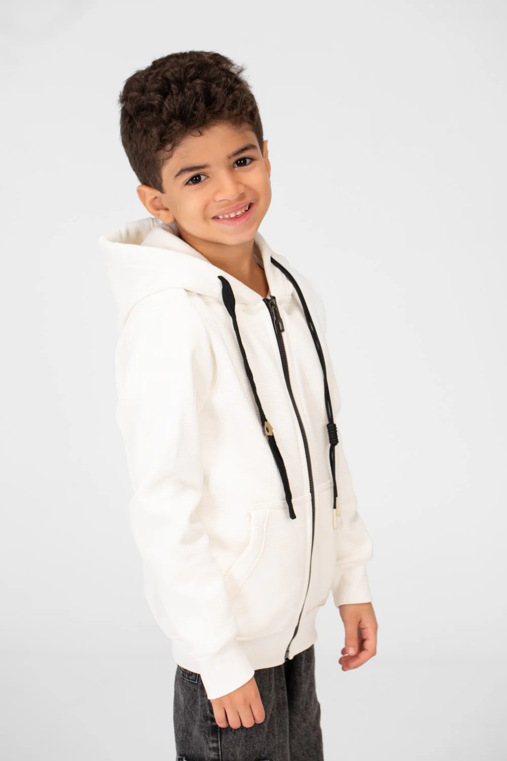 Boy's Hood Sweatshirt With Full Zippers - Image 15