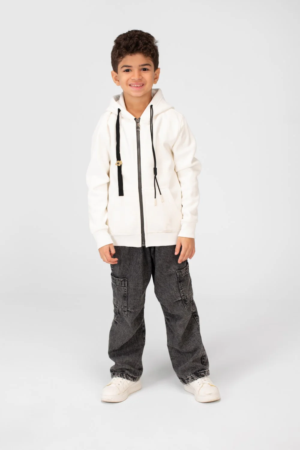 Boy's Hood Sweatshirt With Full Zippers - Image 16