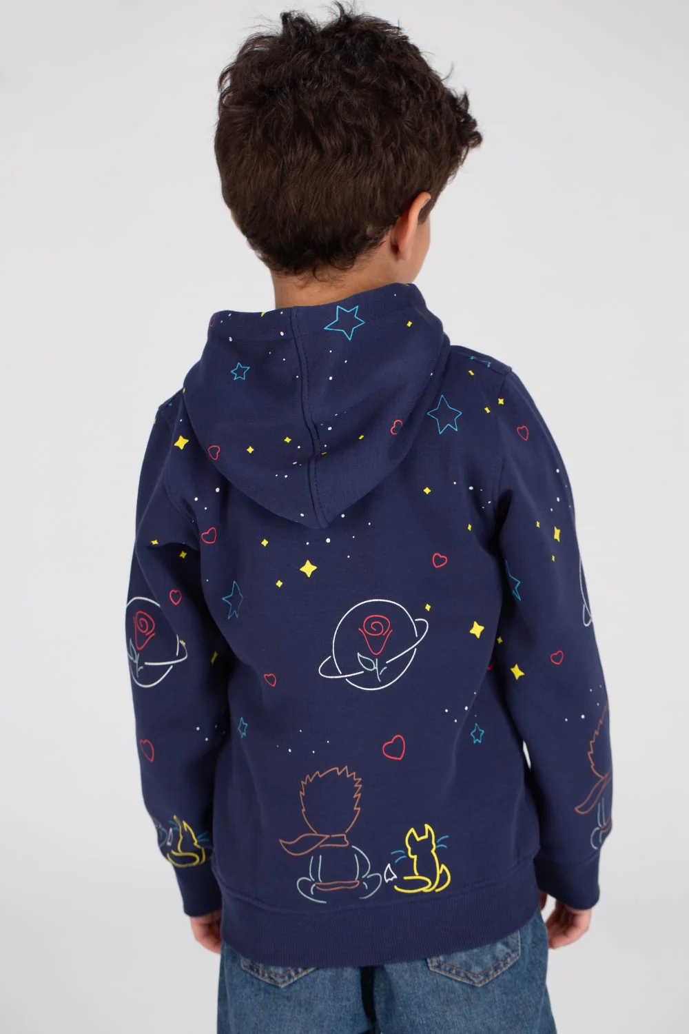 Boy's Hoodie Padded Full Printed Hooded Sweatshirt - Image 2