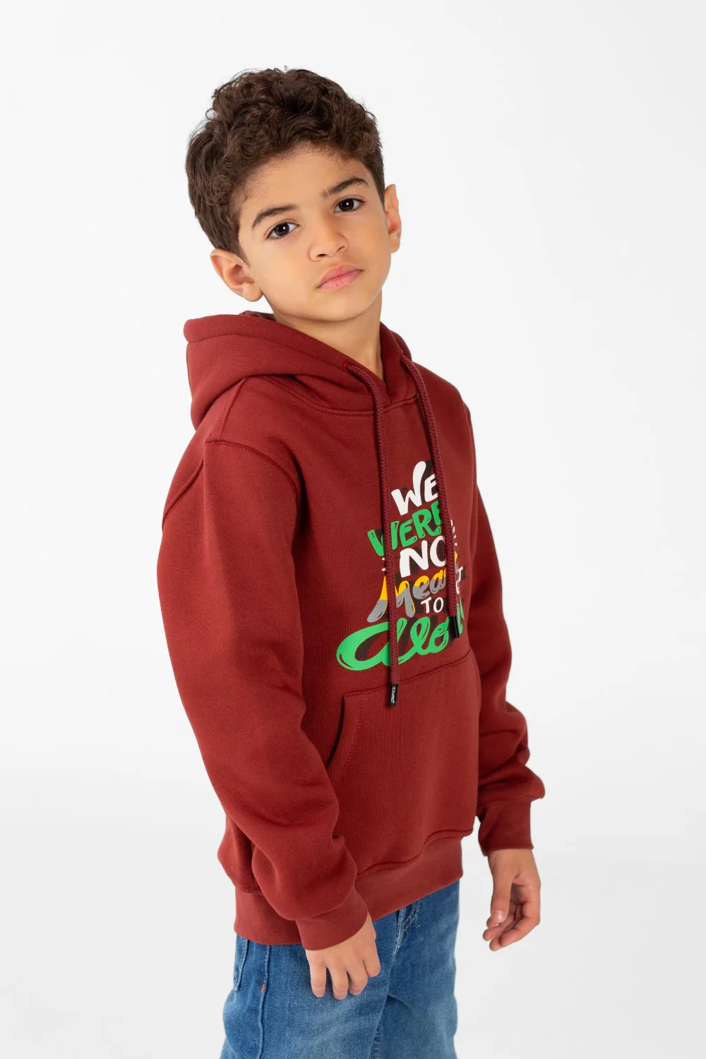 Boy's Hoodie Sweatshirt With Front Print And Long Sleeves - Image 11