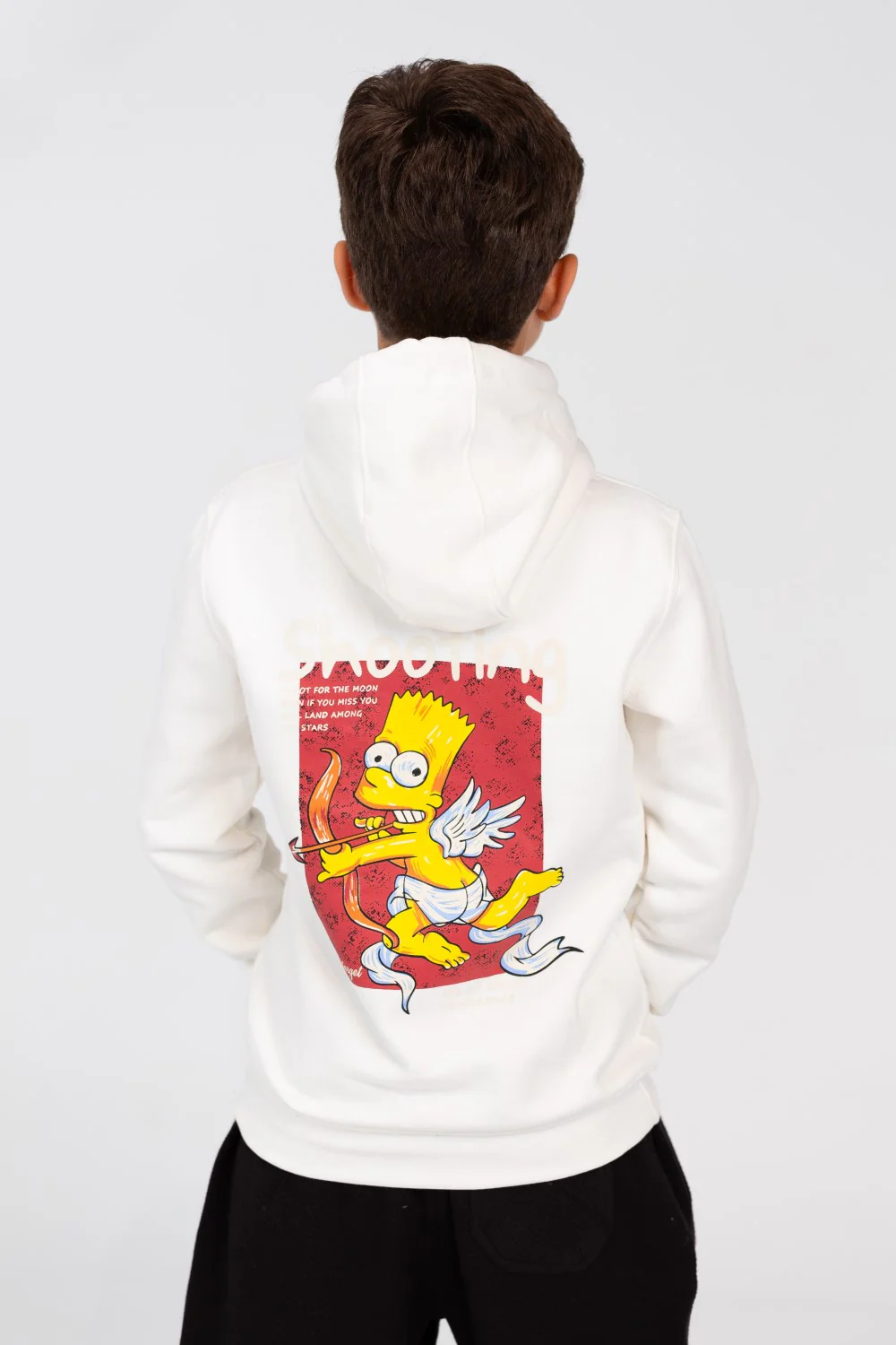 Boy's Hoodie Sweatshirt With Graphic Print And Front Pocket - Image 10