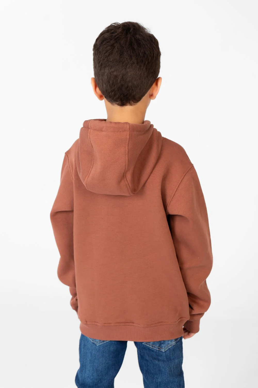 Boy's Hoodie Sweatshirt With Kangaroo Pocket And Long Sleeves - Image 2