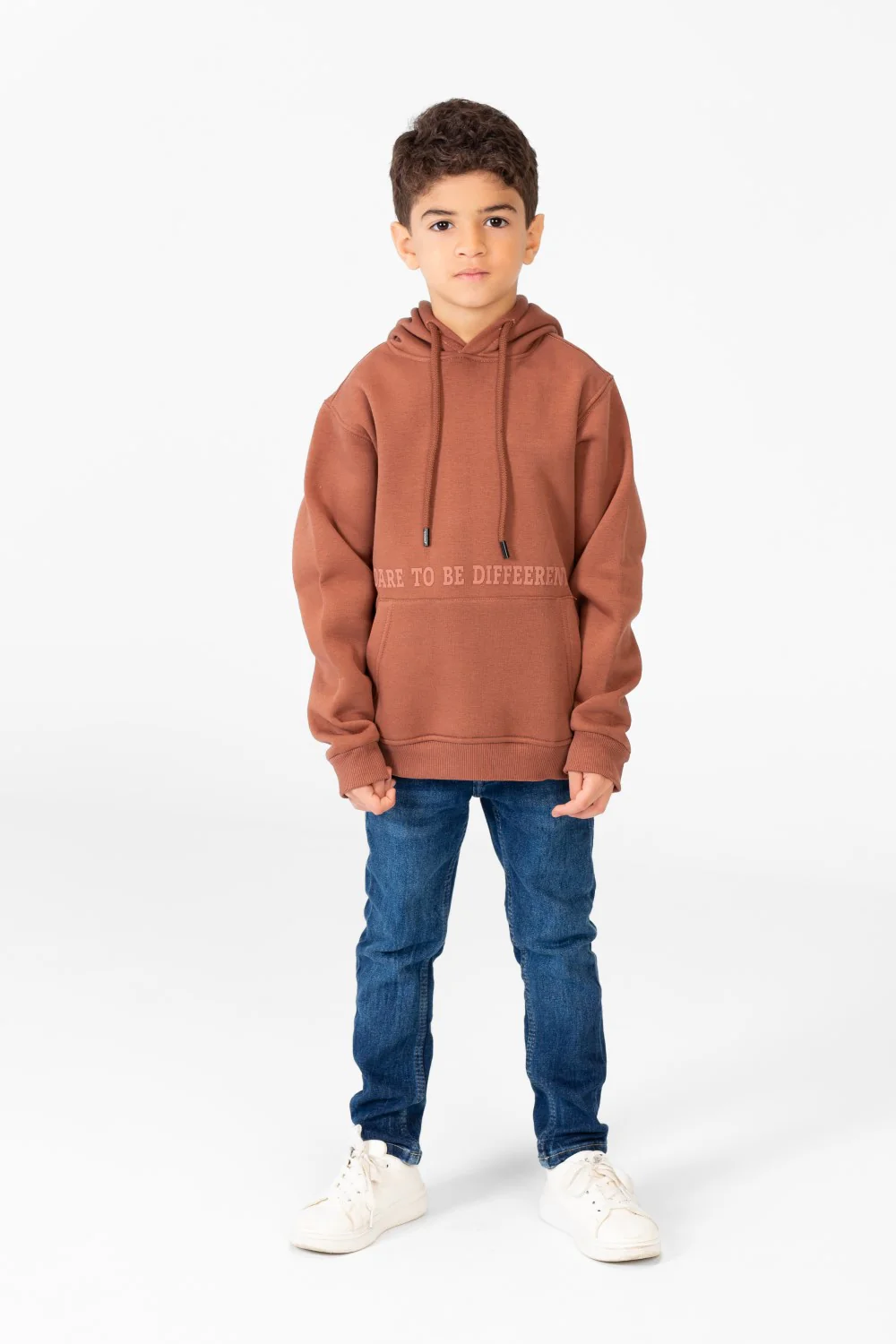Boy's Hoodie Sweatshirt With Kangaroo Pocket And Long Sleeves - Image 4
