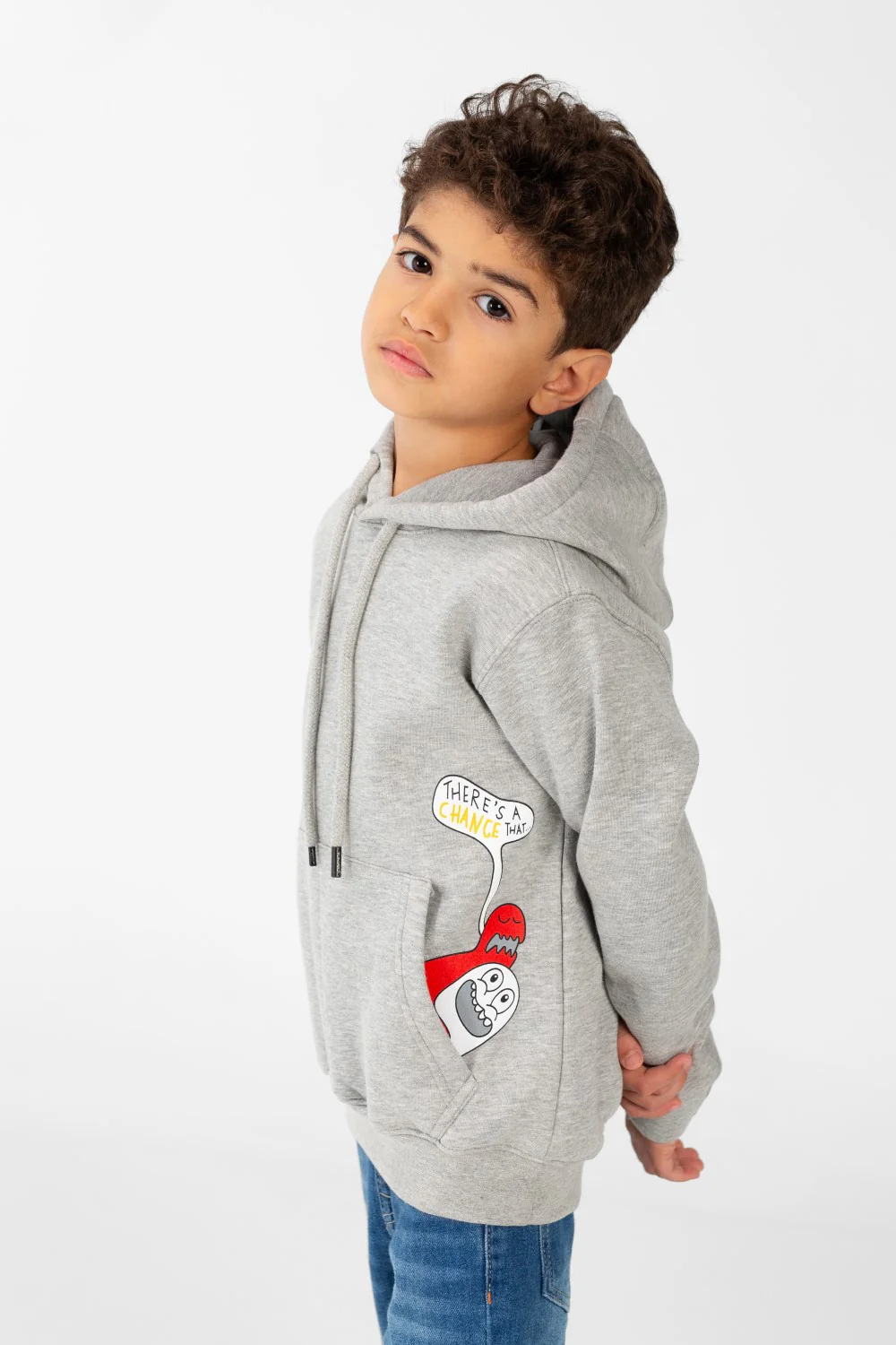 Boy's Hoodie Sweatshirt With Pocket Print And Long Sleeves - Image 7