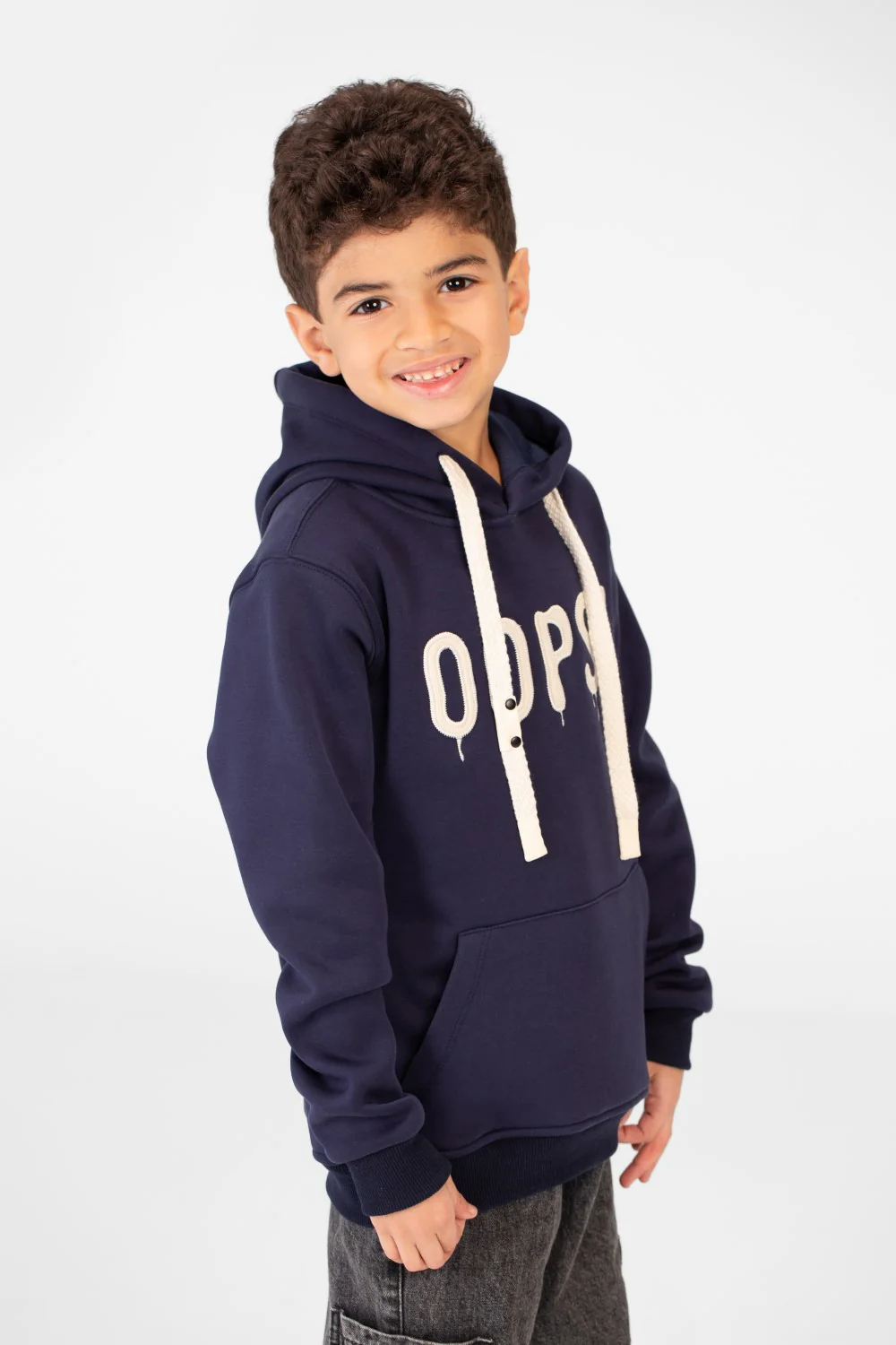 Boy's Hoodie With Kangaroo Pocket In Practical Comfortable Material - Image 7