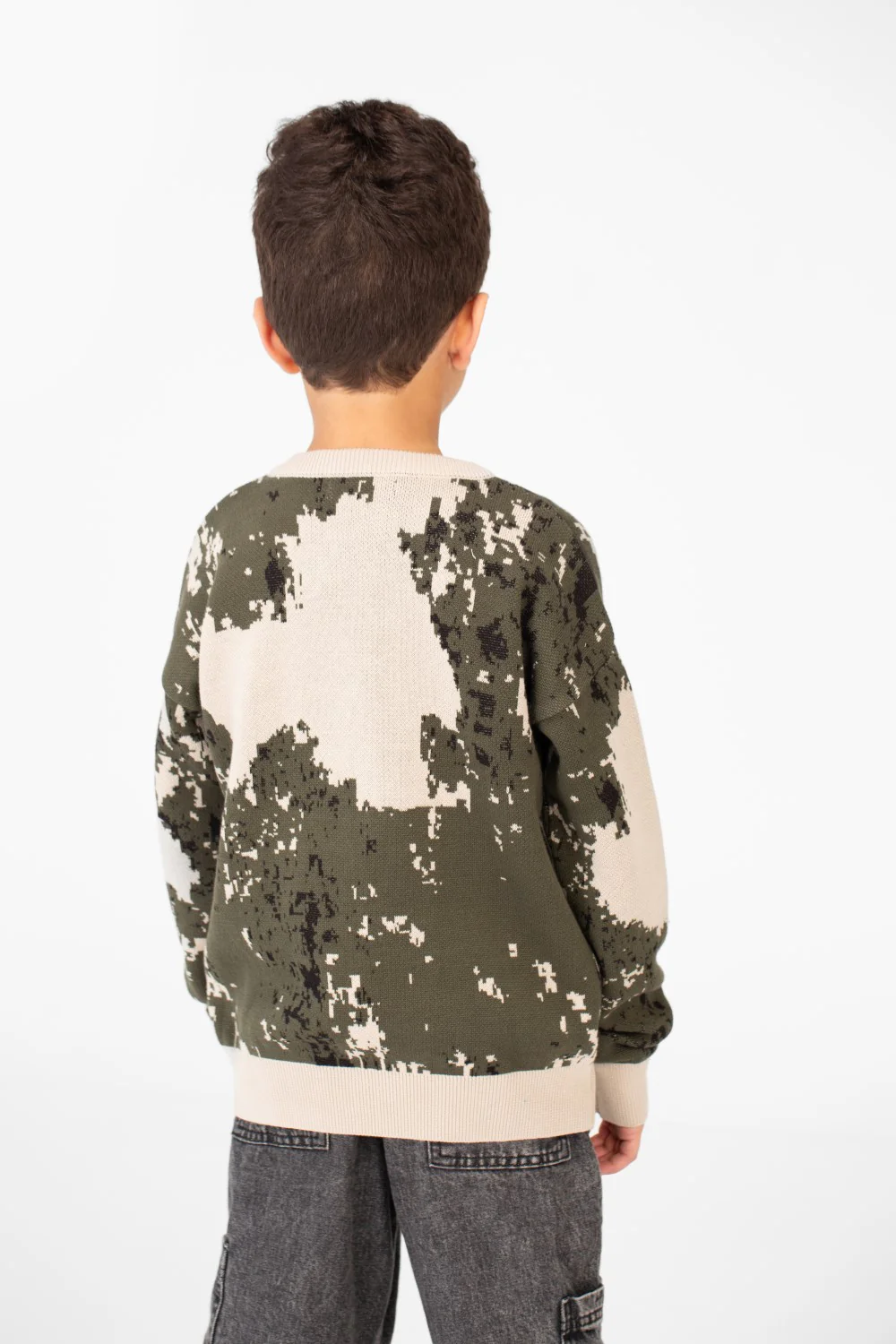 Boy's Jakar Round Neck Pullover In Modern Design - Image 2