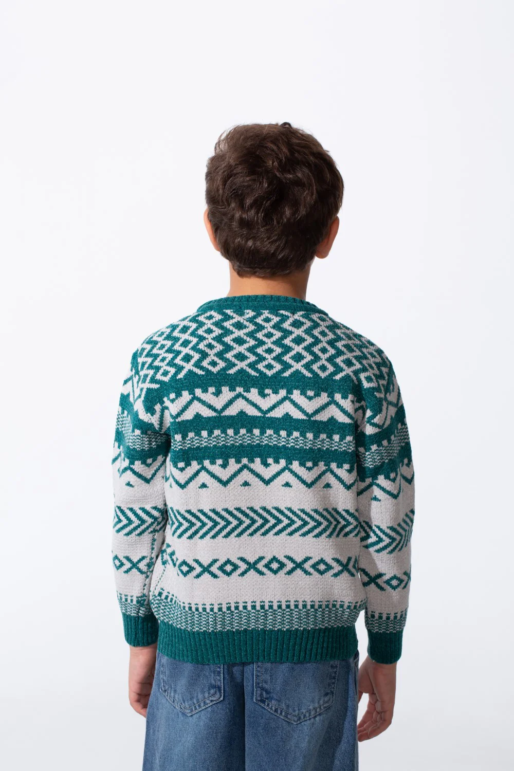 Boy's Jakar Slim Fit Printed Round Neck Long Sleeve Pullover - Image 10