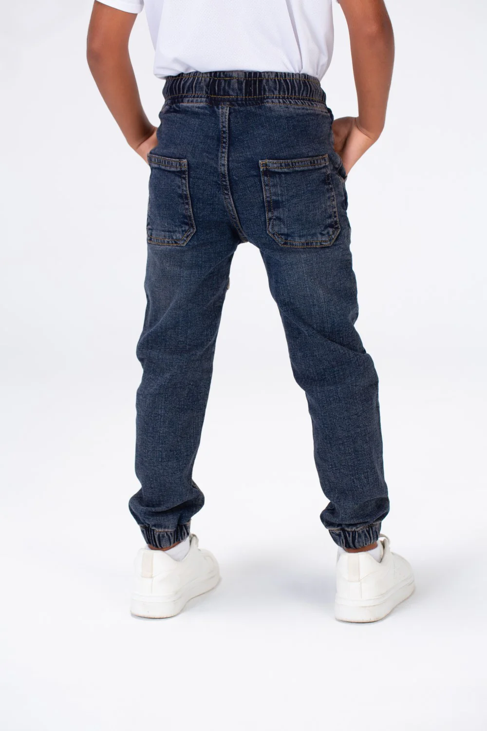 Boys Jeans Pants With Elastic Waistband And Tomato Logo On The Back - Image 10