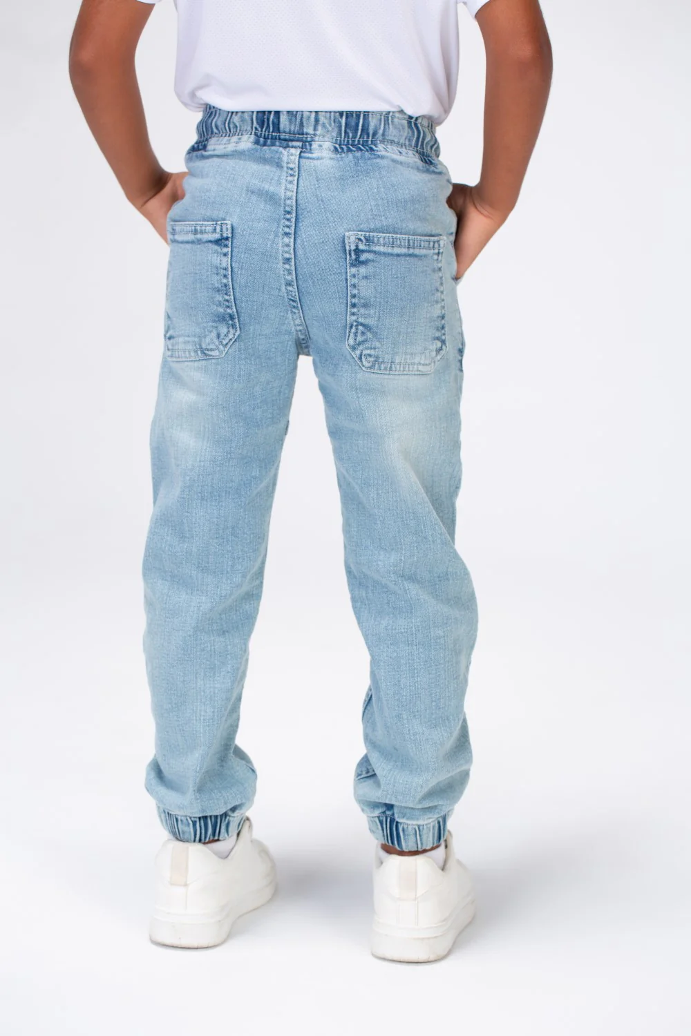 Boys Jeans Pants With Elastic Waistband And Tomato Logo On The Back - Image 14