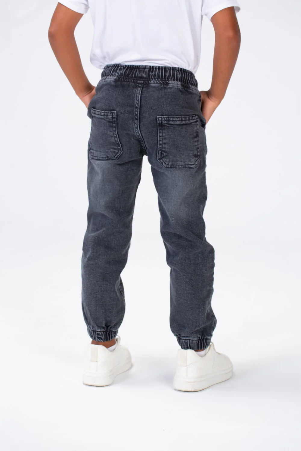 Boys Jeans Pants With Elastic Waistband And Tomato Logo On The Back - Image 8