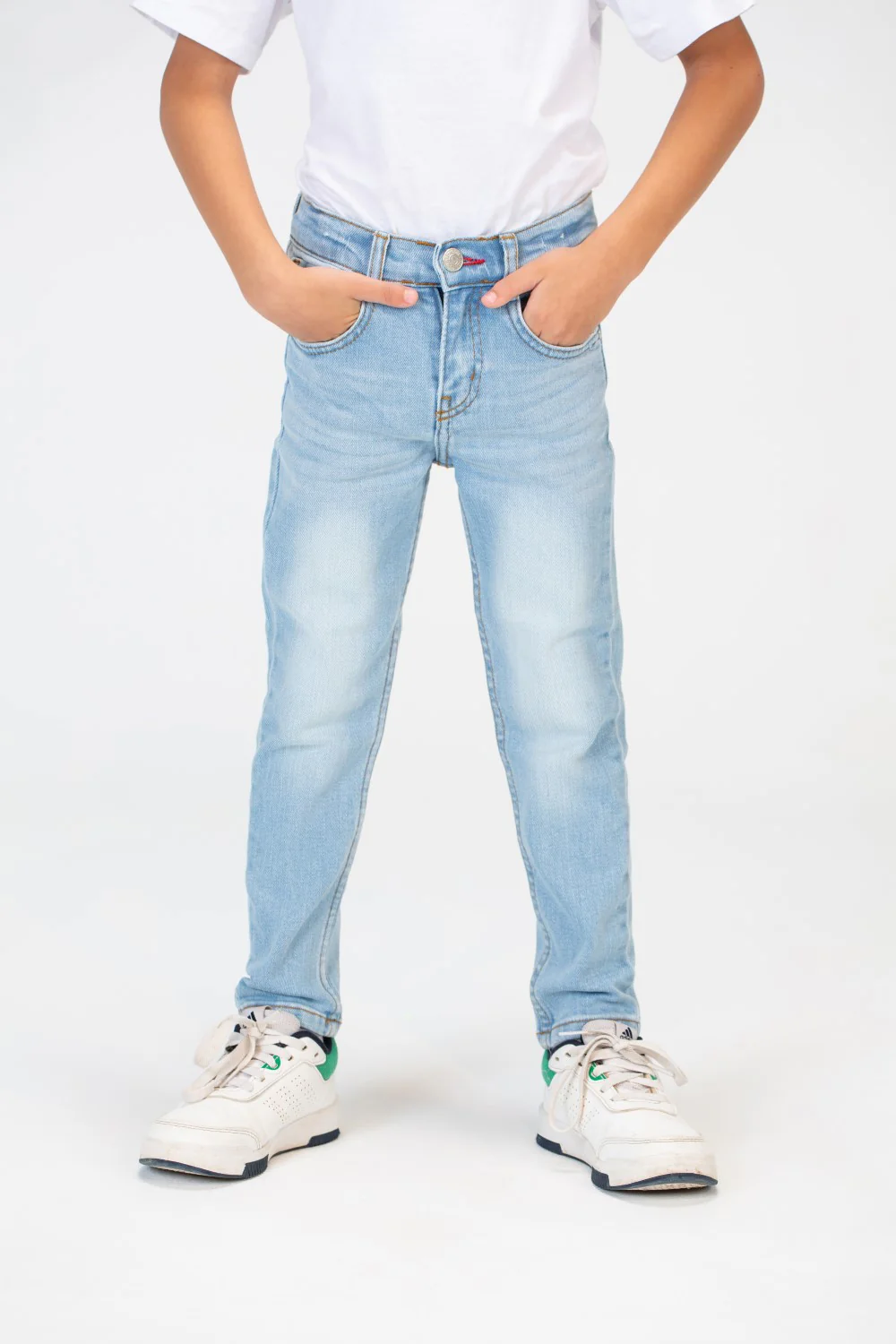 Boys Jeans Used Pants With Five Pockets And A Tomato Patch On The Back - Image 15
