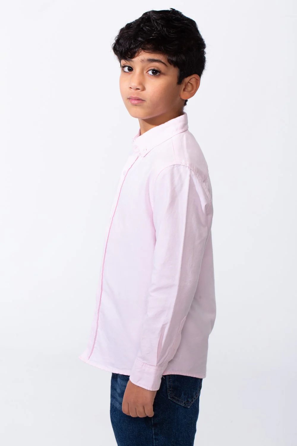 Boy's Long Sleeve Shirt Button Down Breathable Fabric Versatile Look Tomato Store - Image 12