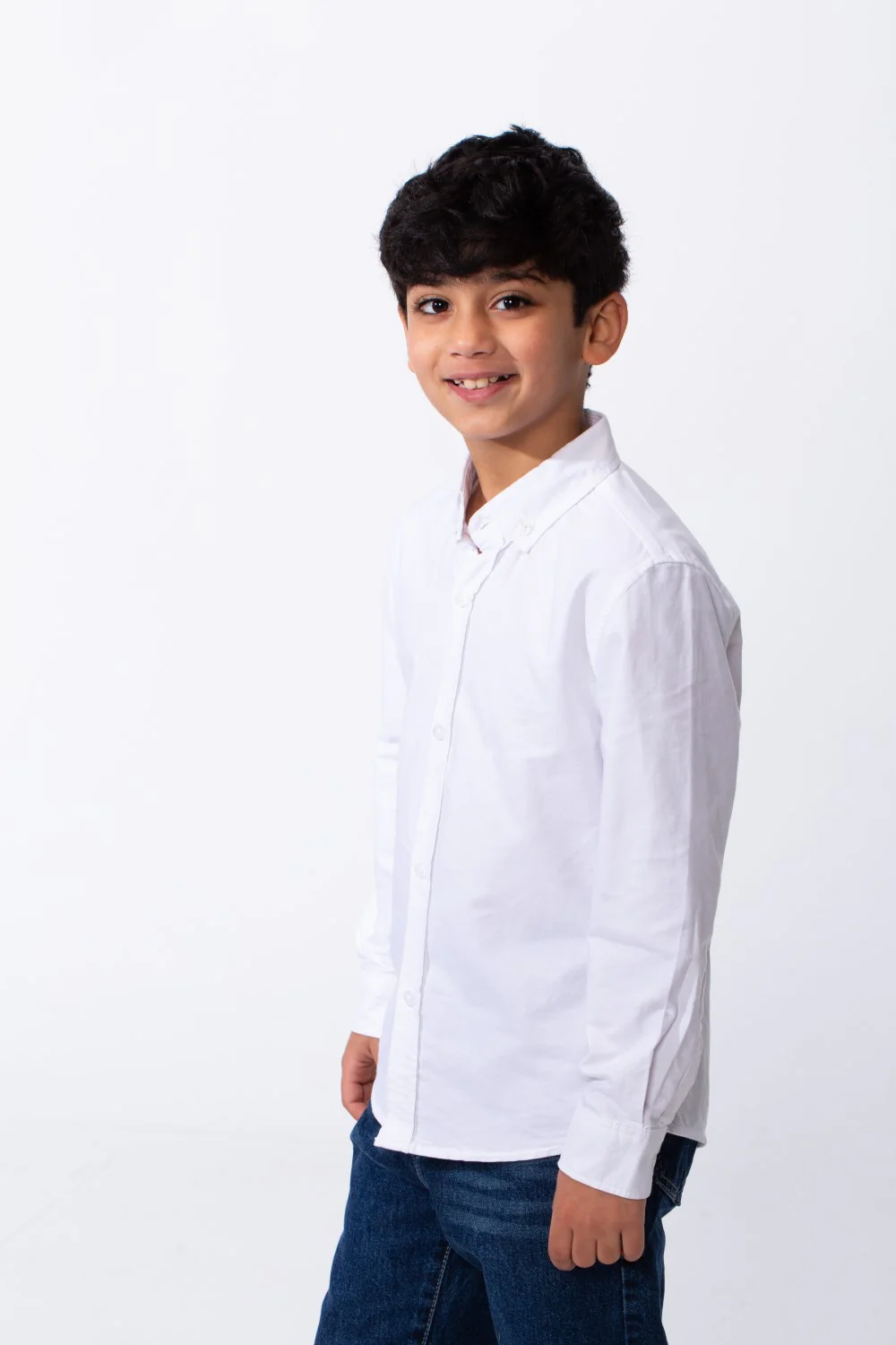 Boy's Long Sleeve Shirt Button Down Breathable Fabric Versatile Look Tomato Store - Image 16