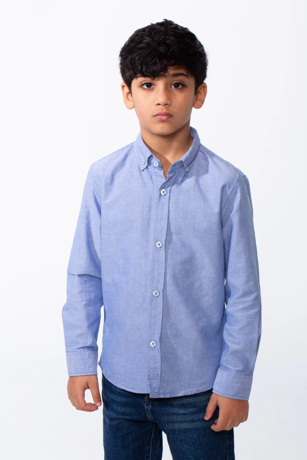 Boy's Long Sleeve Shirt Button Down Breathable Fabric Versatile Look Tomato Store - Image 21