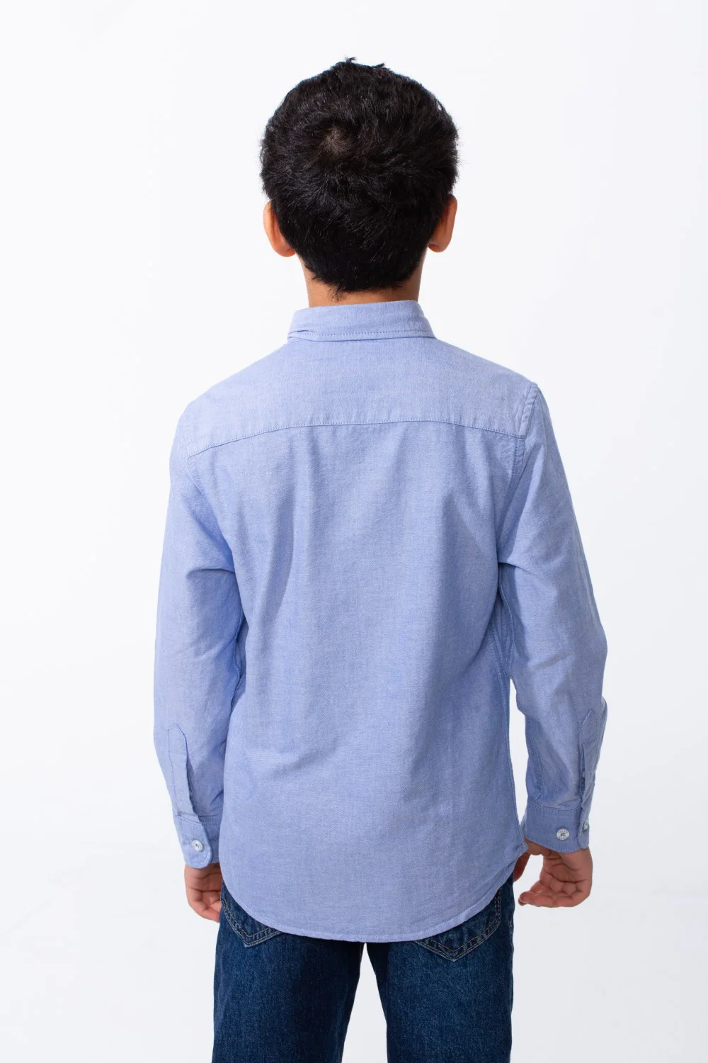 Boy's Long Sleeve Shirt Button Down Breathable Fabric Versatile Look Tomato Store - Image 22
