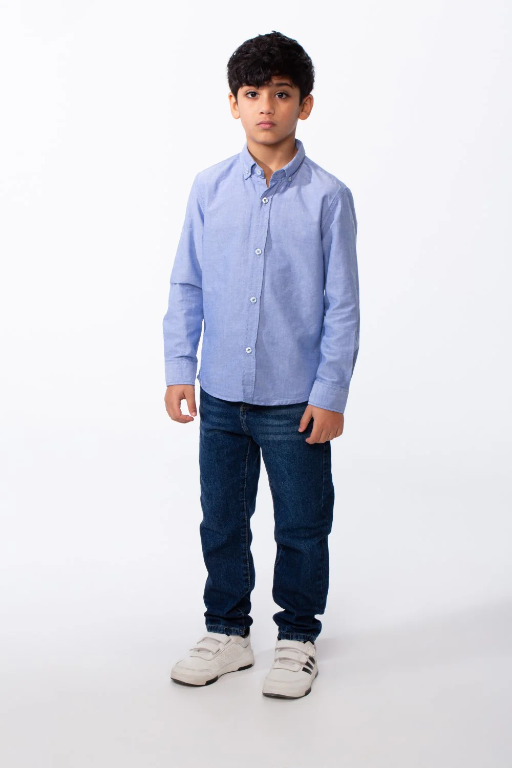Boy's Long Sleeve Shirt Button Down Breathable Fabric Versatile Look Tomato Store - Image 23