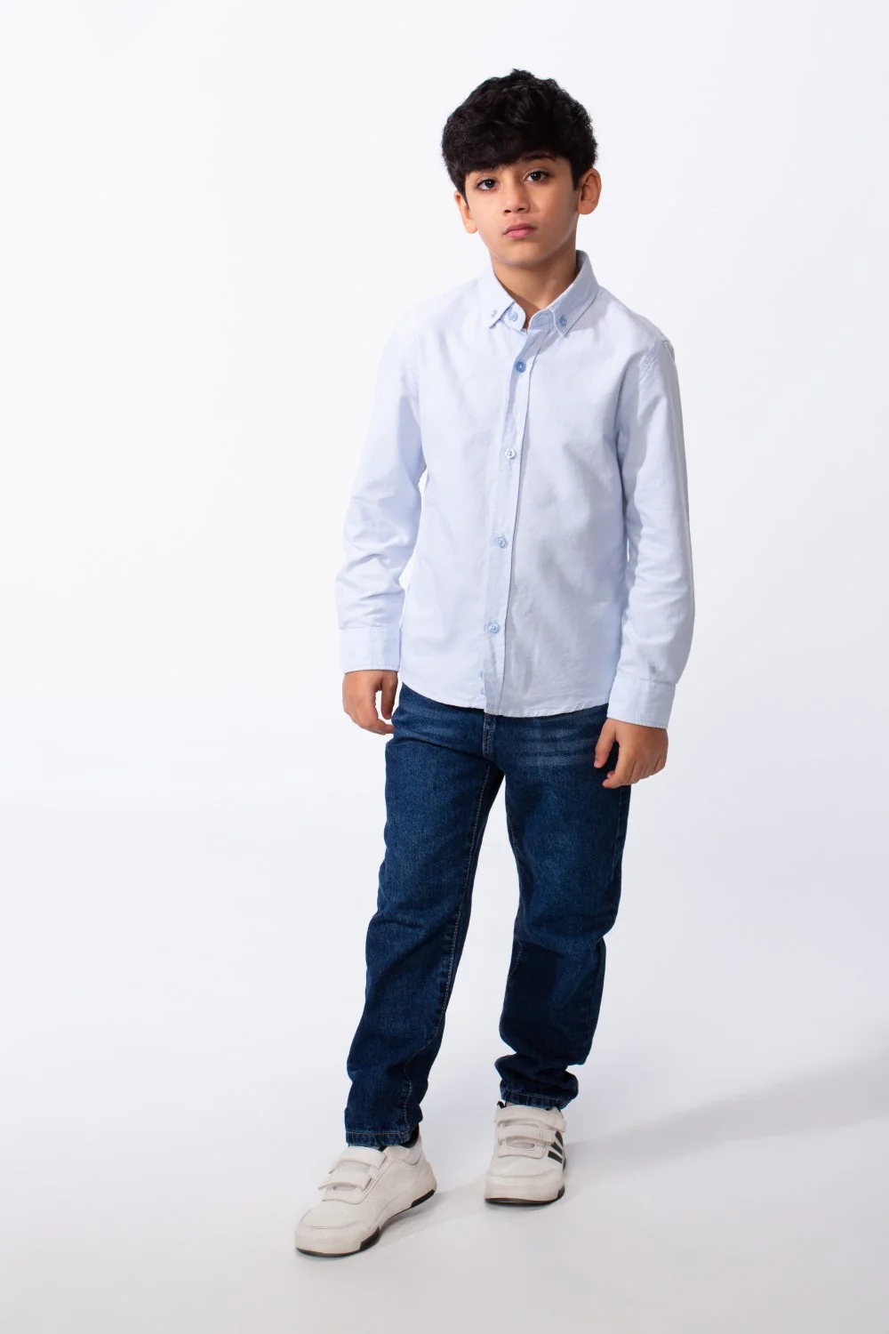 Boy's Long Sleeve Shirt Button Down Breathable Fabric Versatile Look Tomato Store - Image 27