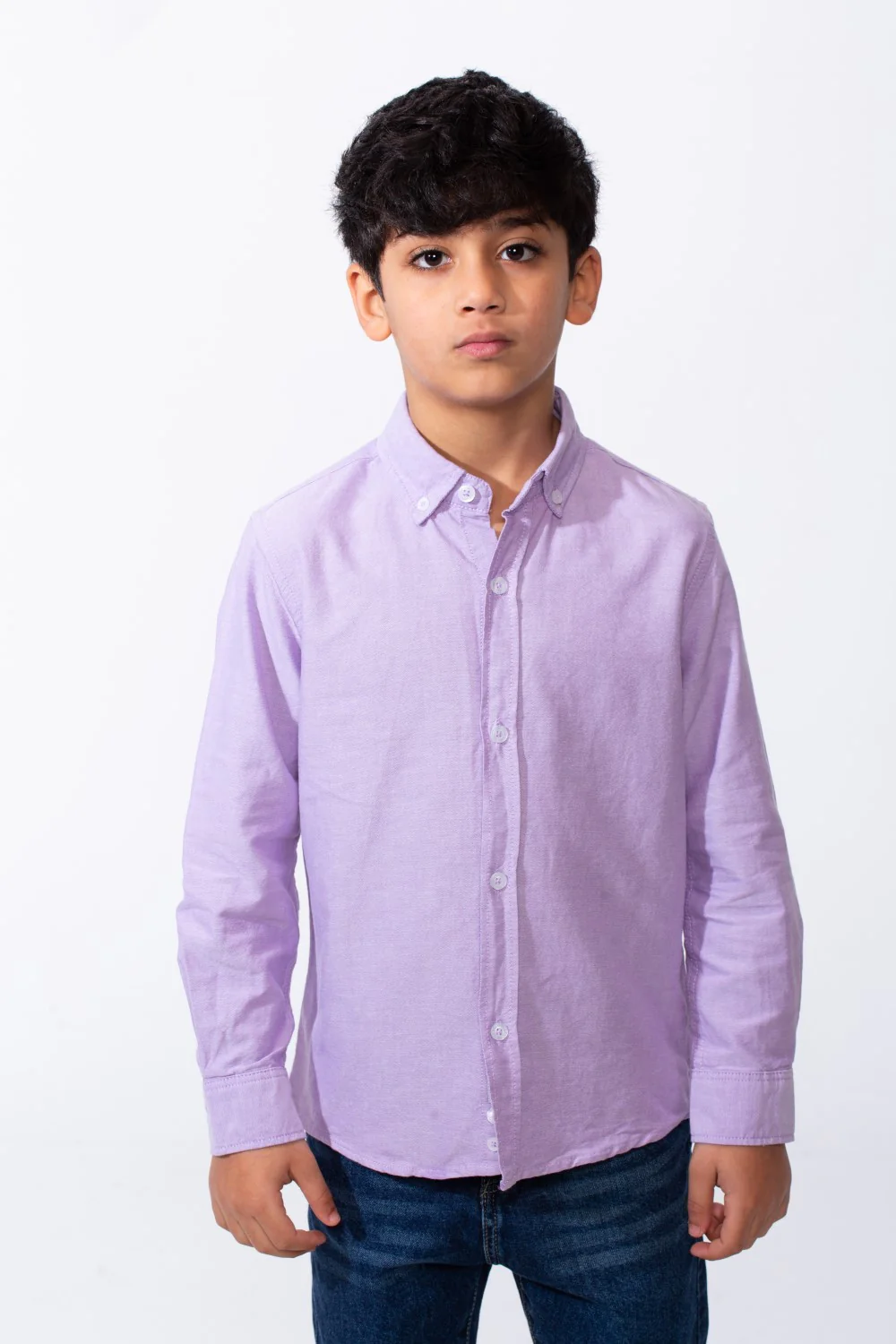 Boy's Long Sleeve Shirt Button Down Breathable Fabric Versatile Look Tomato Store - Image 29