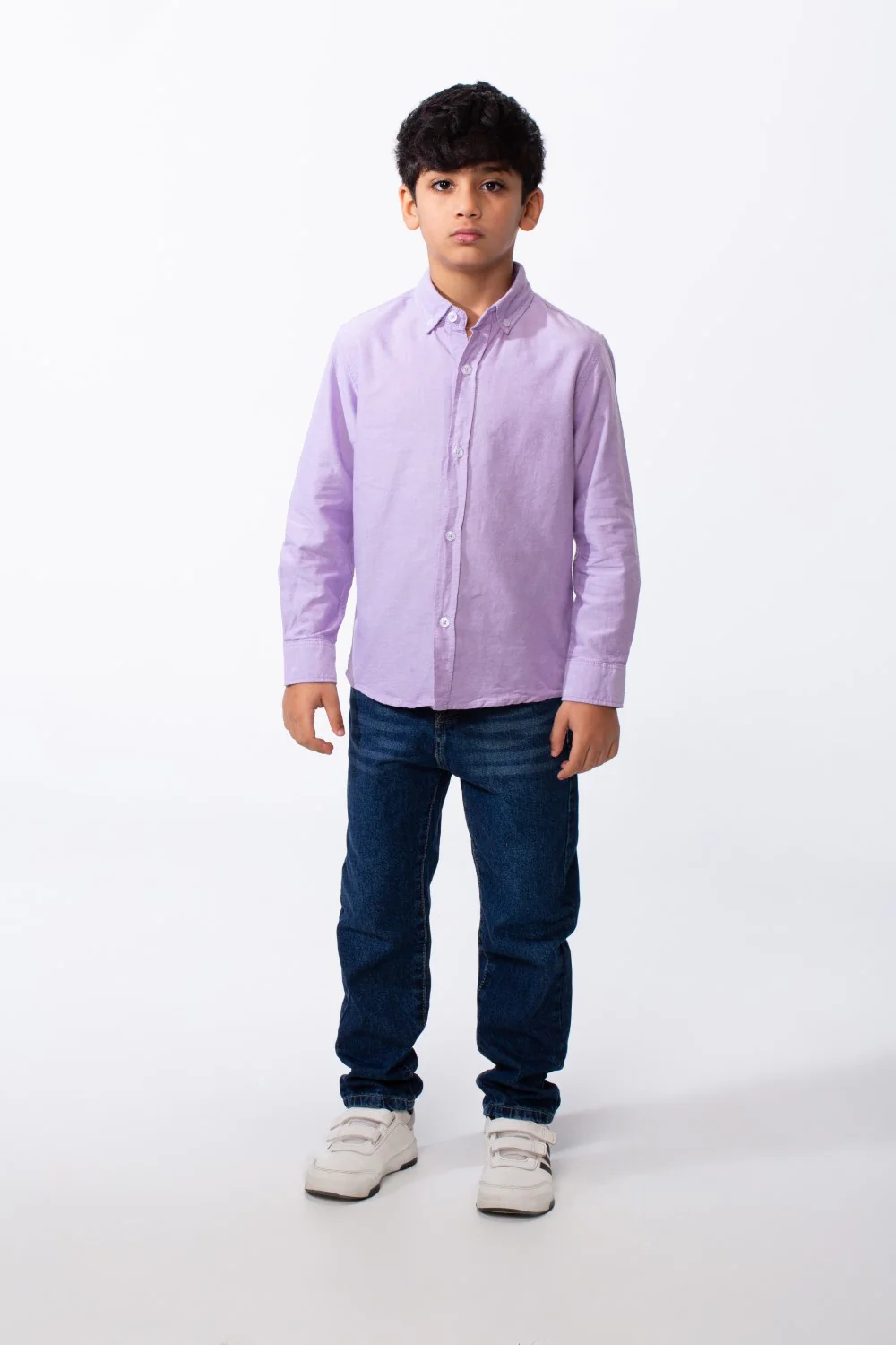 Boy's Long Sleeve Shirt Button Down Breathable Fabric Versatile Look Tomato Store - Image 31
