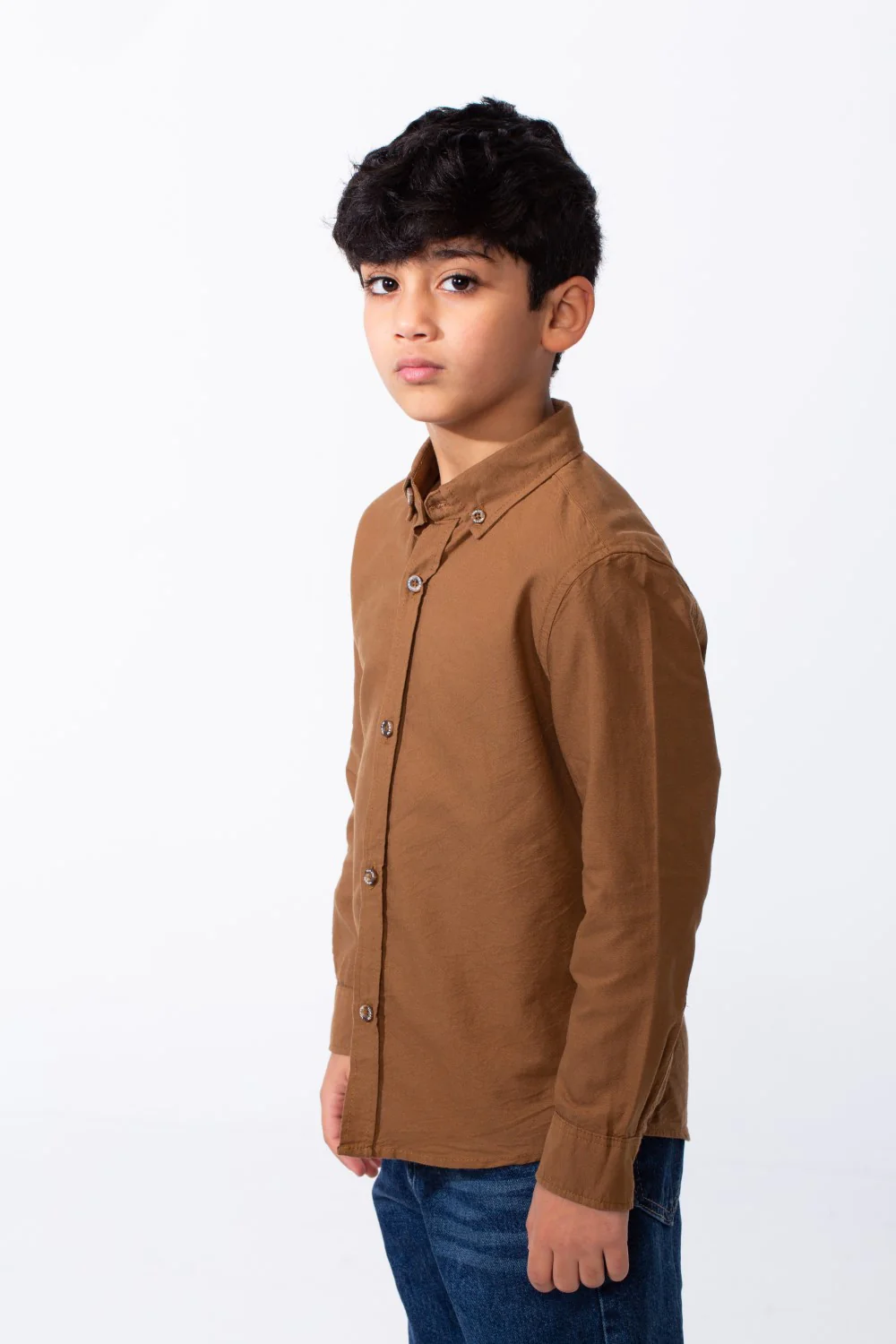Boy's Long Sleeve Shirt Button Down Breathable Fabric Versatile Look Tomato Store - Image 4