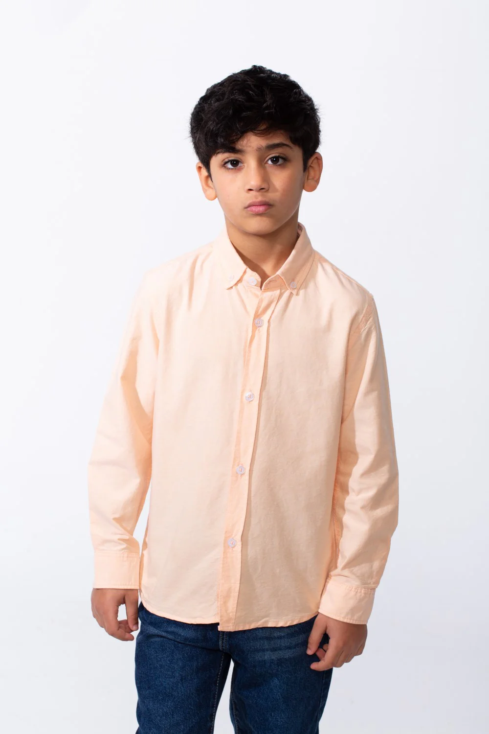 Boy's Long Sleeve Shirt Button Down Breathable Fabric Versatile Look Tomato Store - Image 5