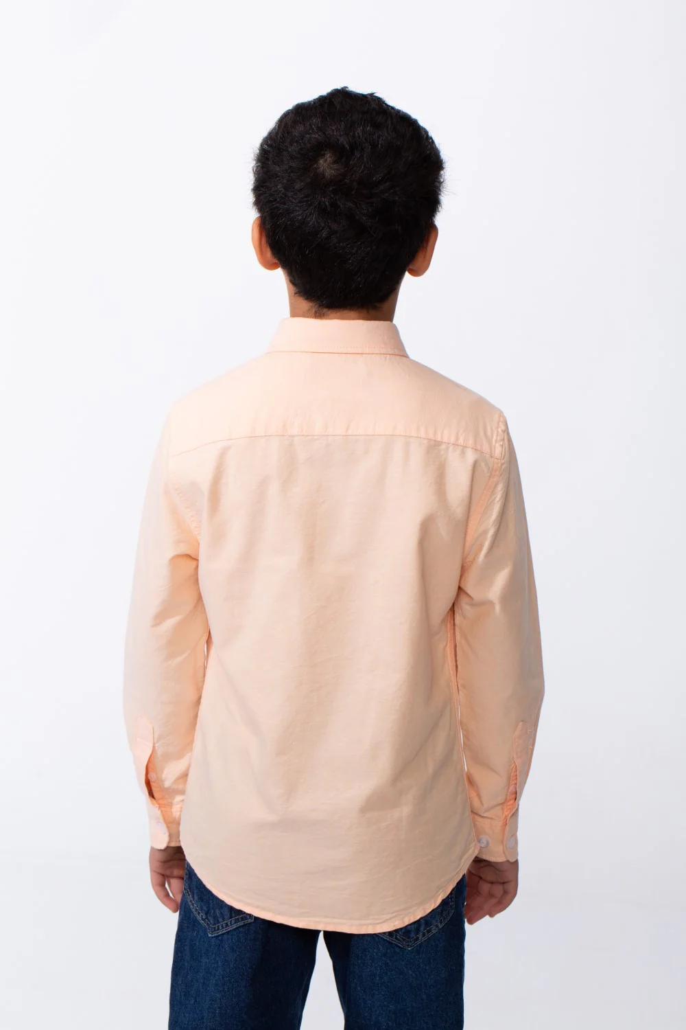Boy's Long Sleeve Shirt Button Down Breathable Fabric Versatile Look Tomato Store - Image 6