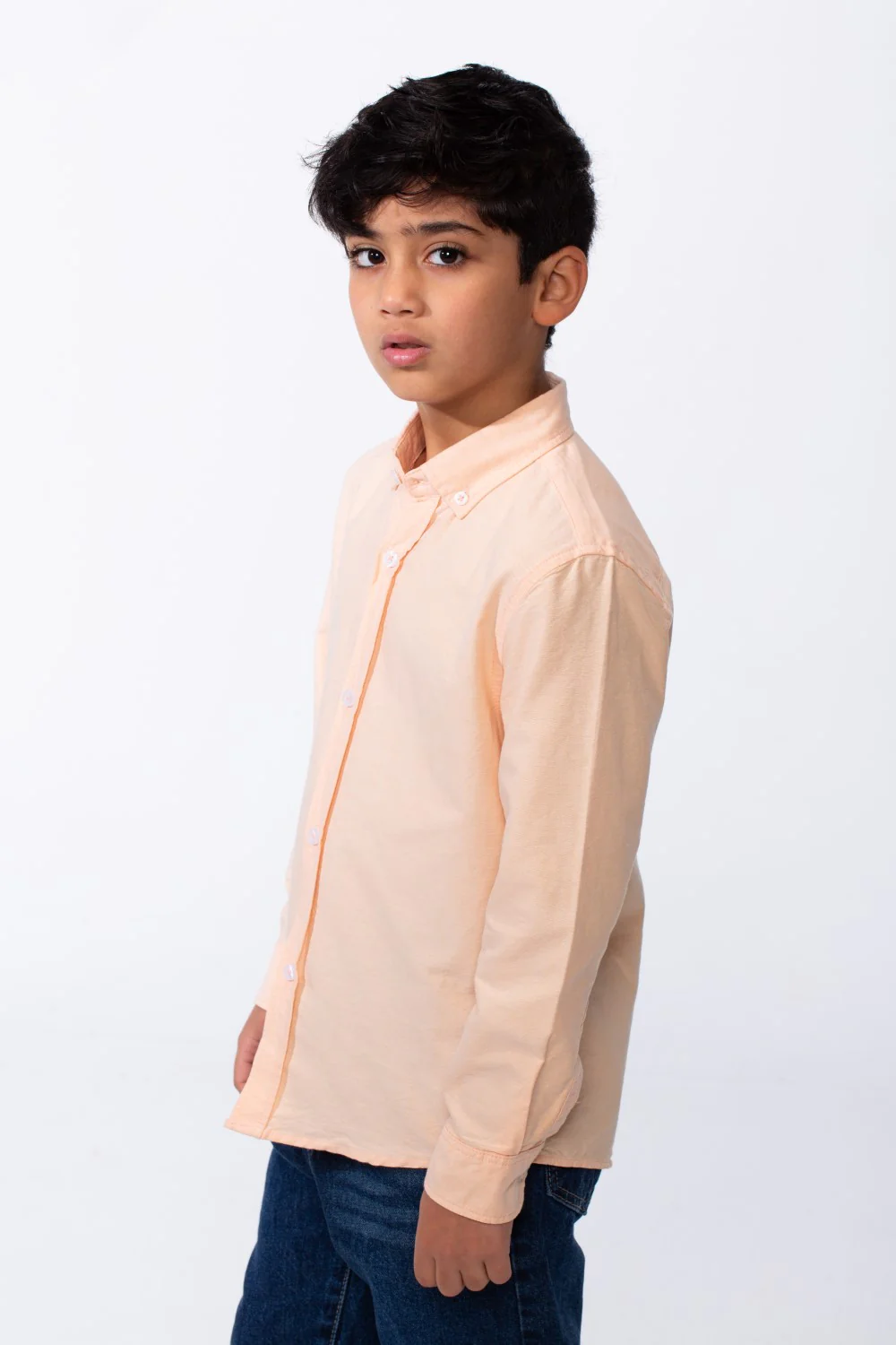 Boy's Long Sleeve Shirt Button Down Breathable Fabric Versatile Look Tomato Store - Image 8