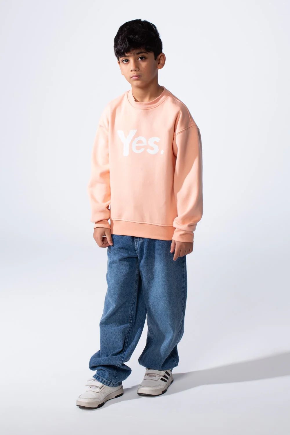 Boy's Long Sleeve Crew Neck Letter Front Print Comfy Slim Fit Sweatshirt - Image 15