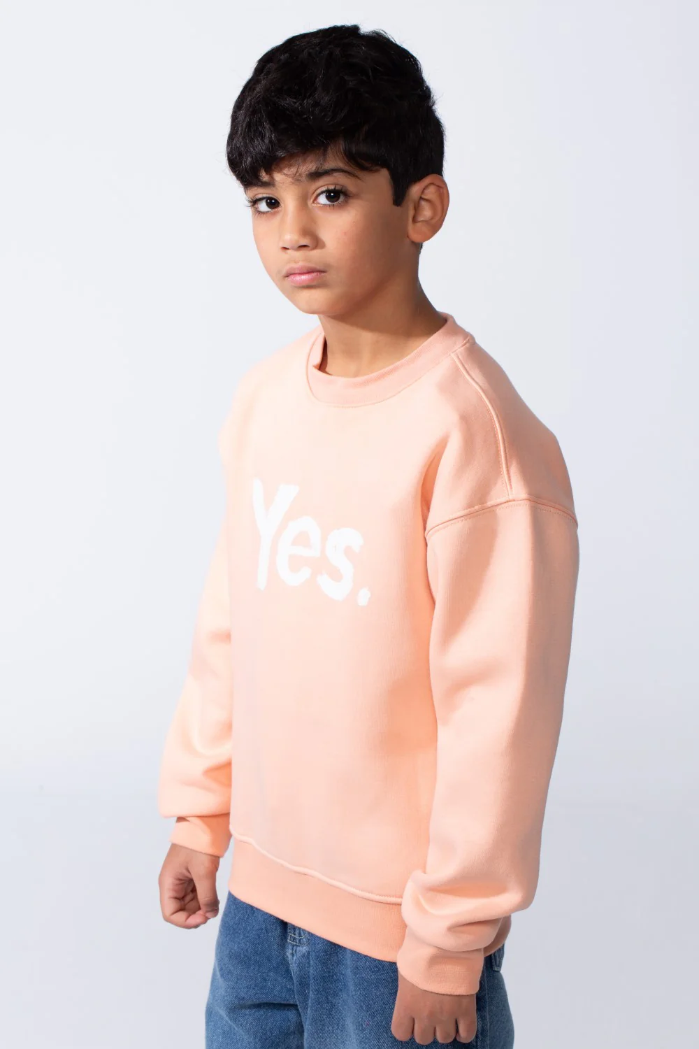 Boy's Long Sleeve Crew Neck Letter Front Print Comfy Slim Fit Sweatshirt - Image 16