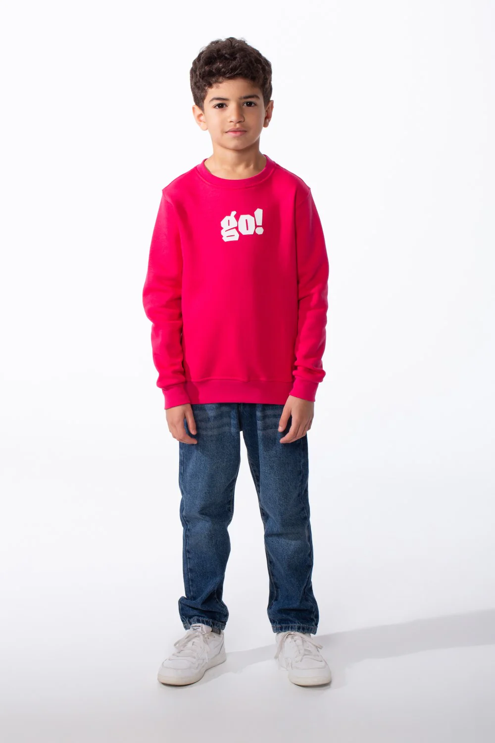 Boy's Long Sleeve Crew Neck Letter Front Print Comfy Slim Fit Sweatshirt - Image 11