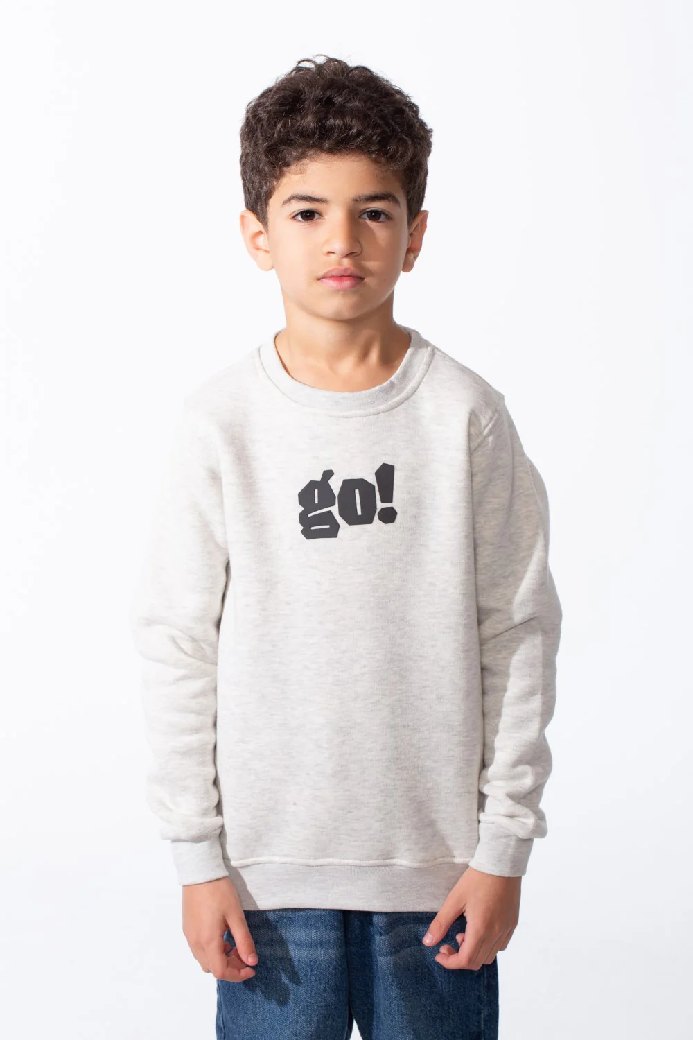 Boy's Long Sleeve Crew Neck Letter Front Print Comfy Slim Fit Sweatshirt - Image 13