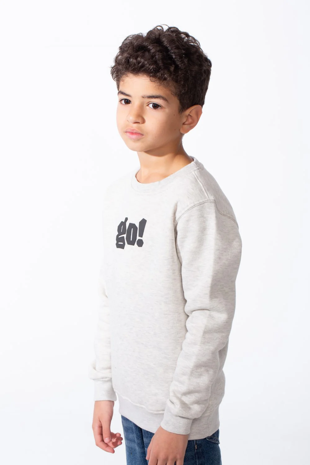 Boy's Long Sleeve Crew Neck Letter Front Print Comfy Slim Fit Sweatshirt - Image 16