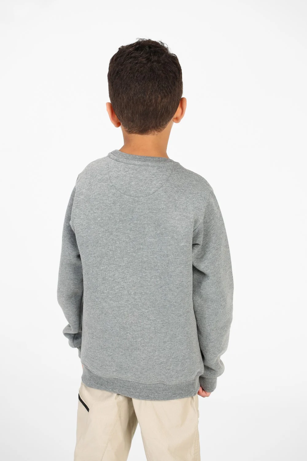 Boy's Long Sleeves Crew Neck Sweatshirt With Front Print - Image 2