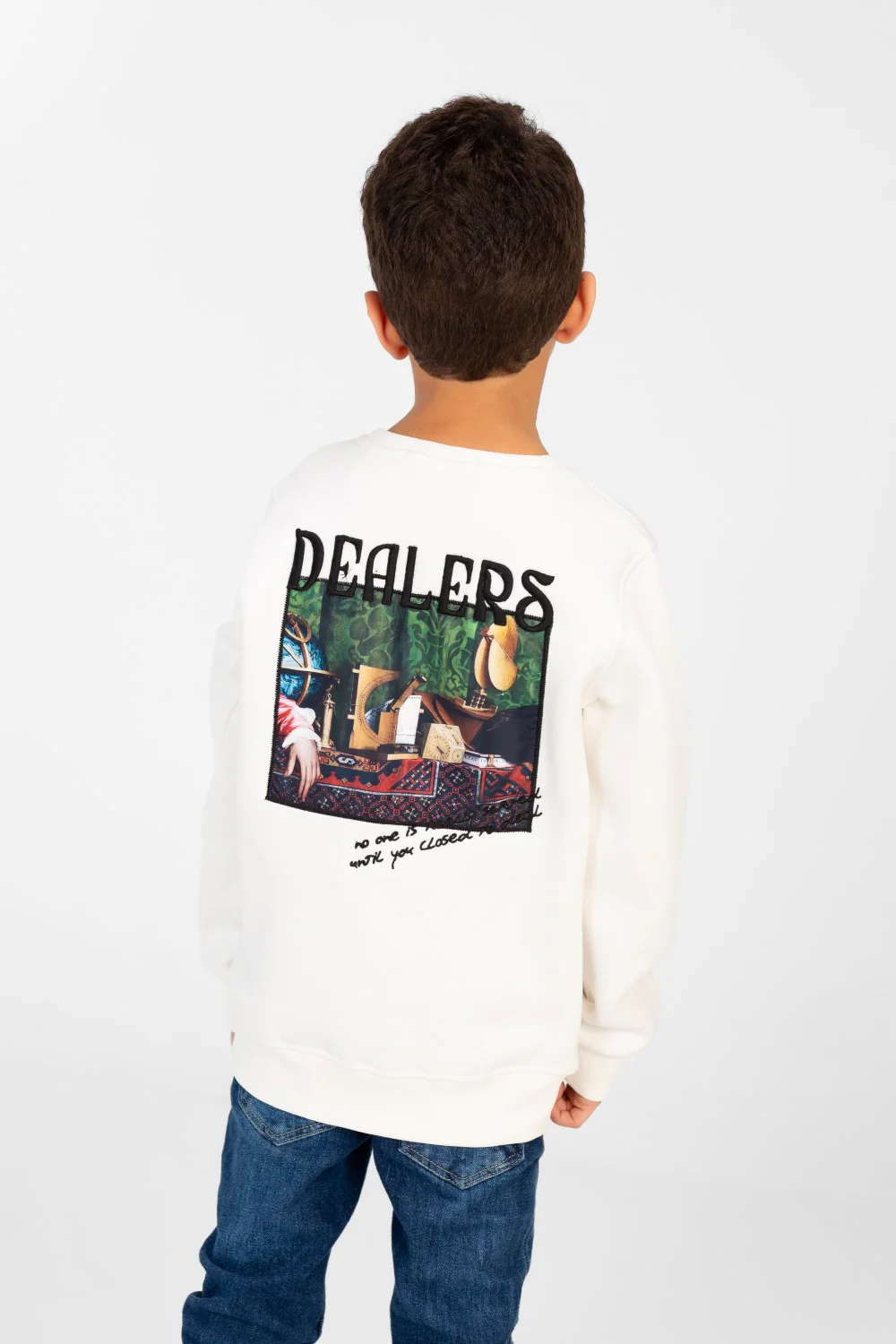 Boy's Long Sleeves Printed Round Neck Sweatshirt - Image 10